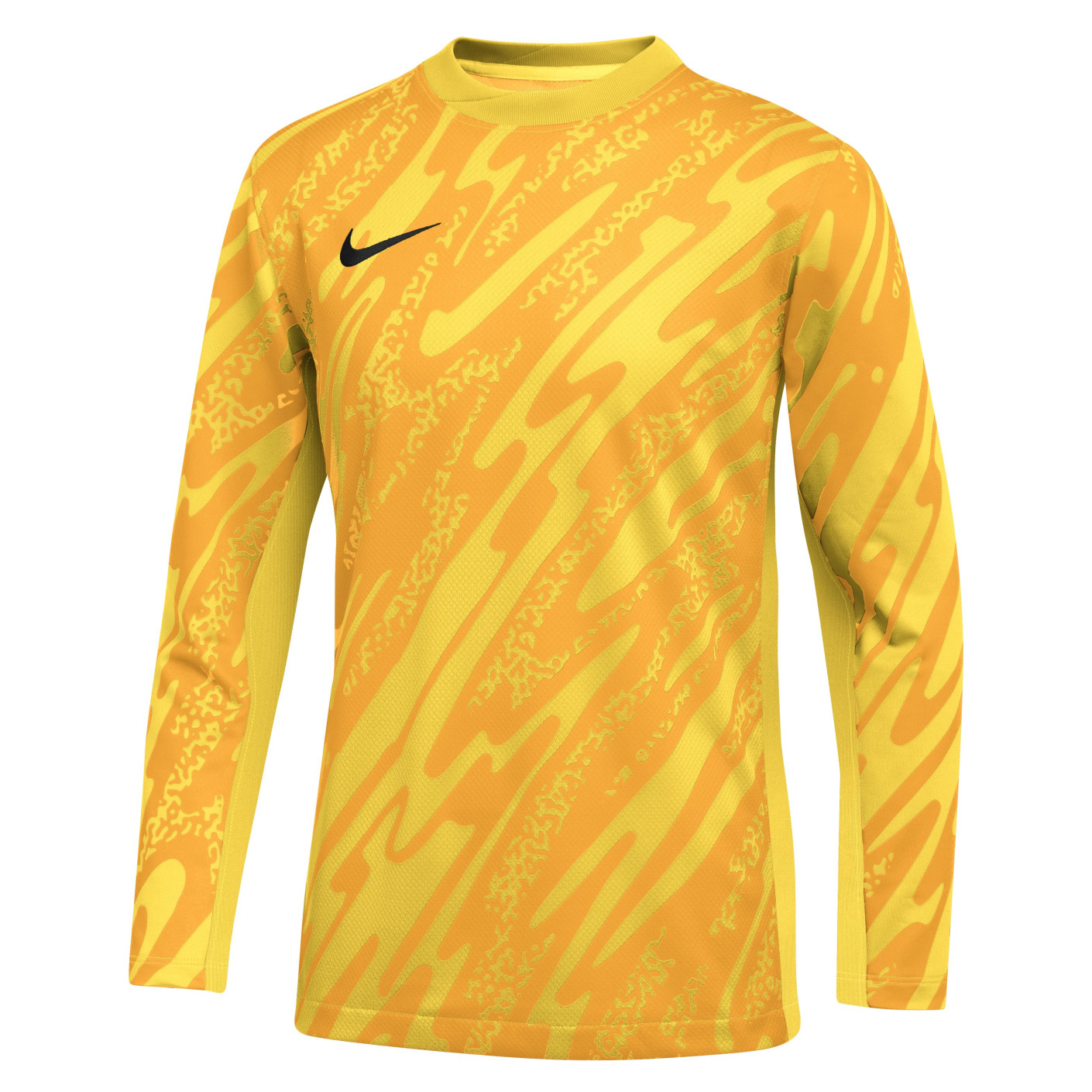 Nike Gardien V Long Sleeve Goalkeeper Shirt Kids Yellow Black