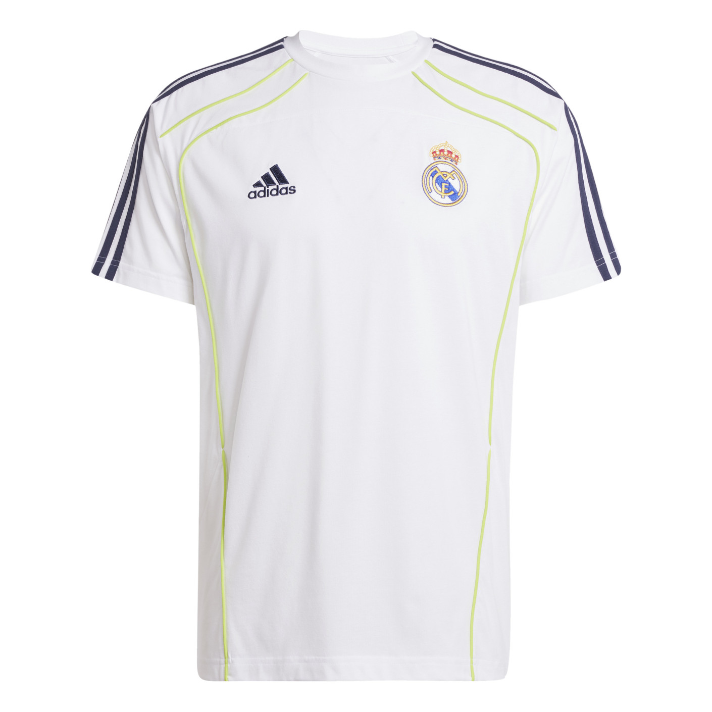 adidas Real Madrid Urban Purist T-Shirt White Dark Blue Light
