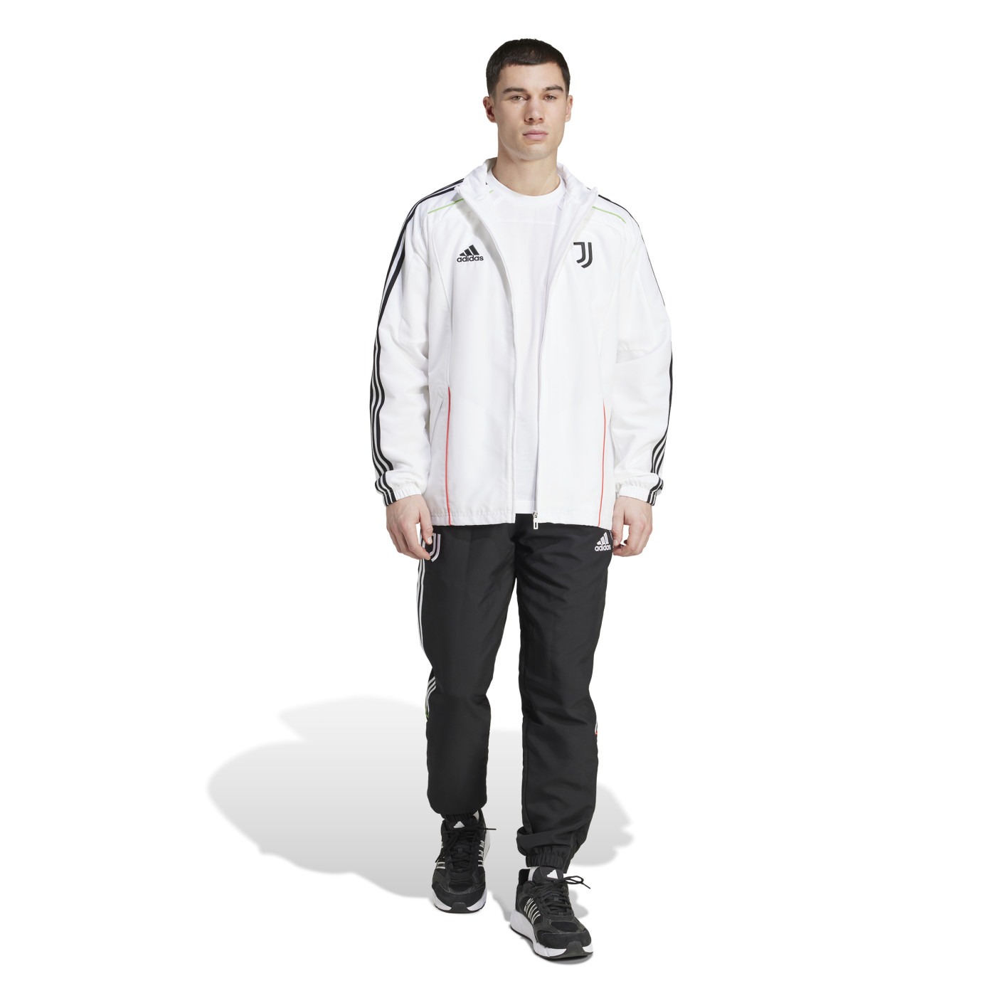 adidas Juventus Urban Purist Full-Zip Tracksuit 2024-2025 White Black