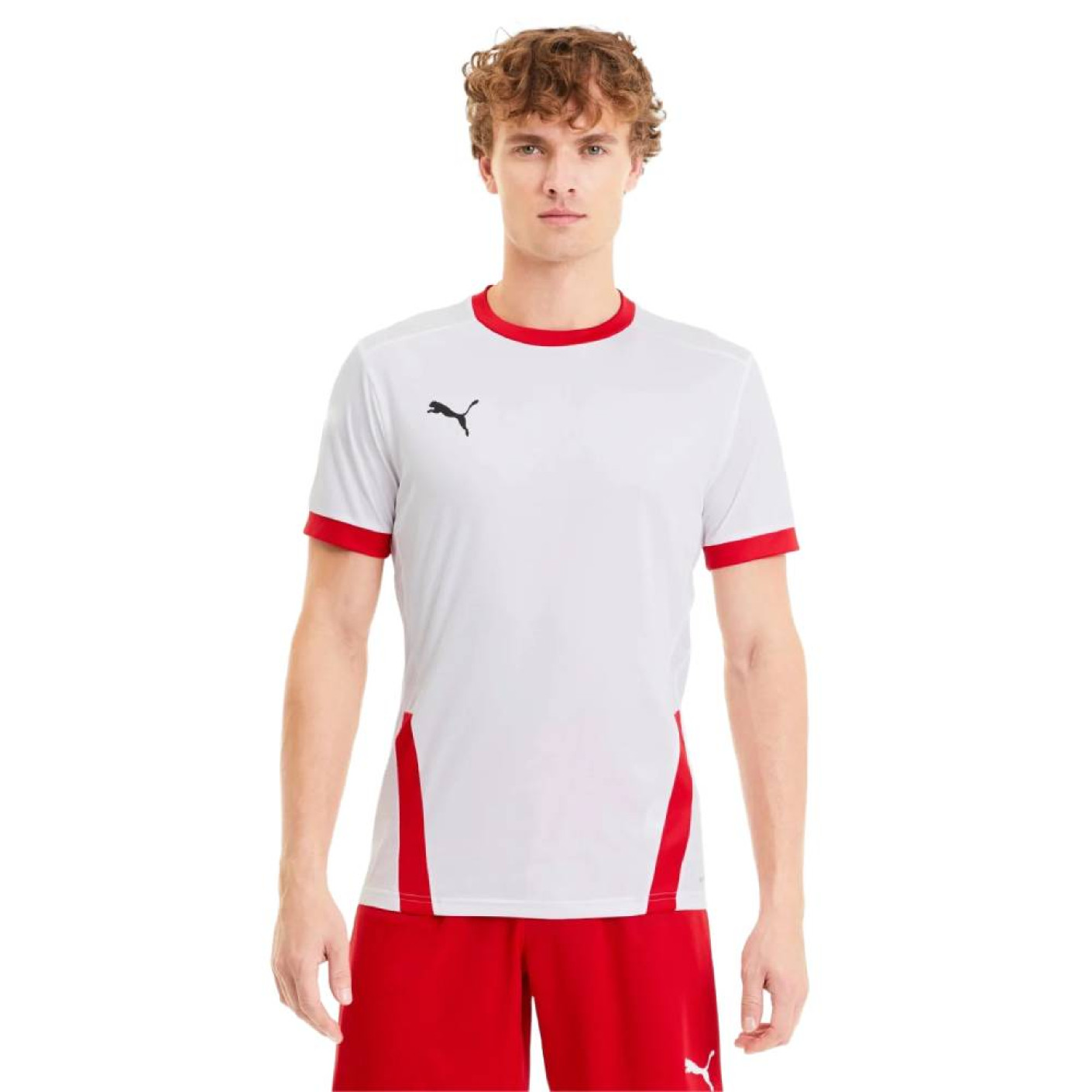 PUMA TeamGoal 23 Football Shirt White Red