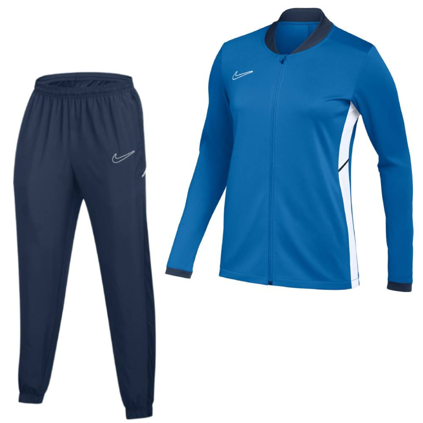 Nike Academy 25 Full-Zip Kids Tracksuit Blue Dark Blue White