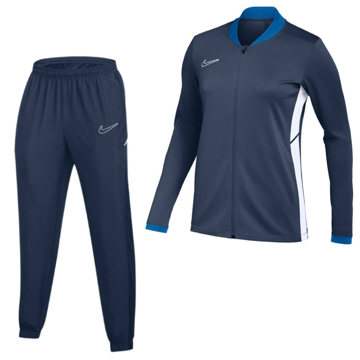 Nike Academy 25 Full-Zip Kids Tracksuit Dark Blue White
