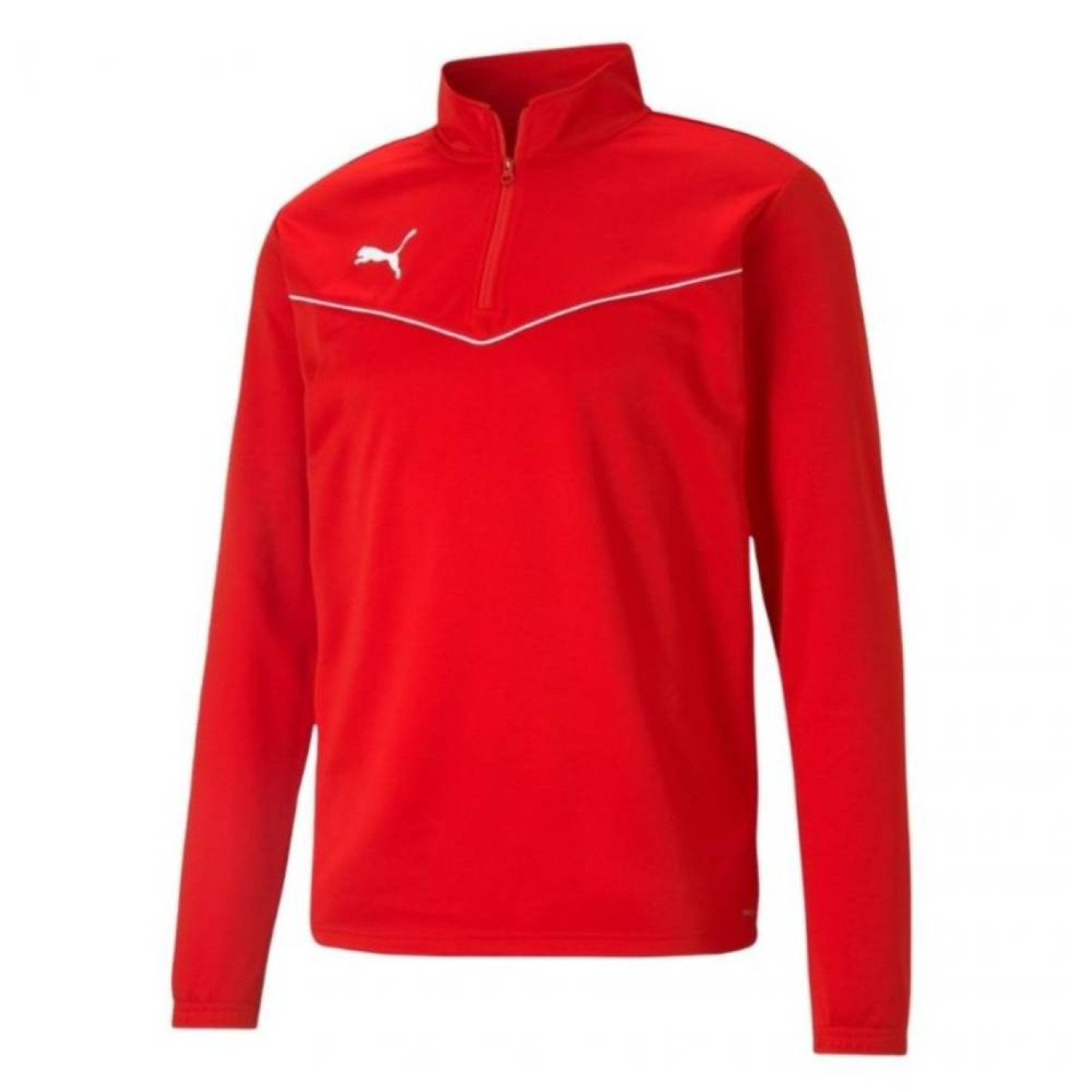 PUMA TeamRISE Trainingstrui 1/4-Zip Rood Wit