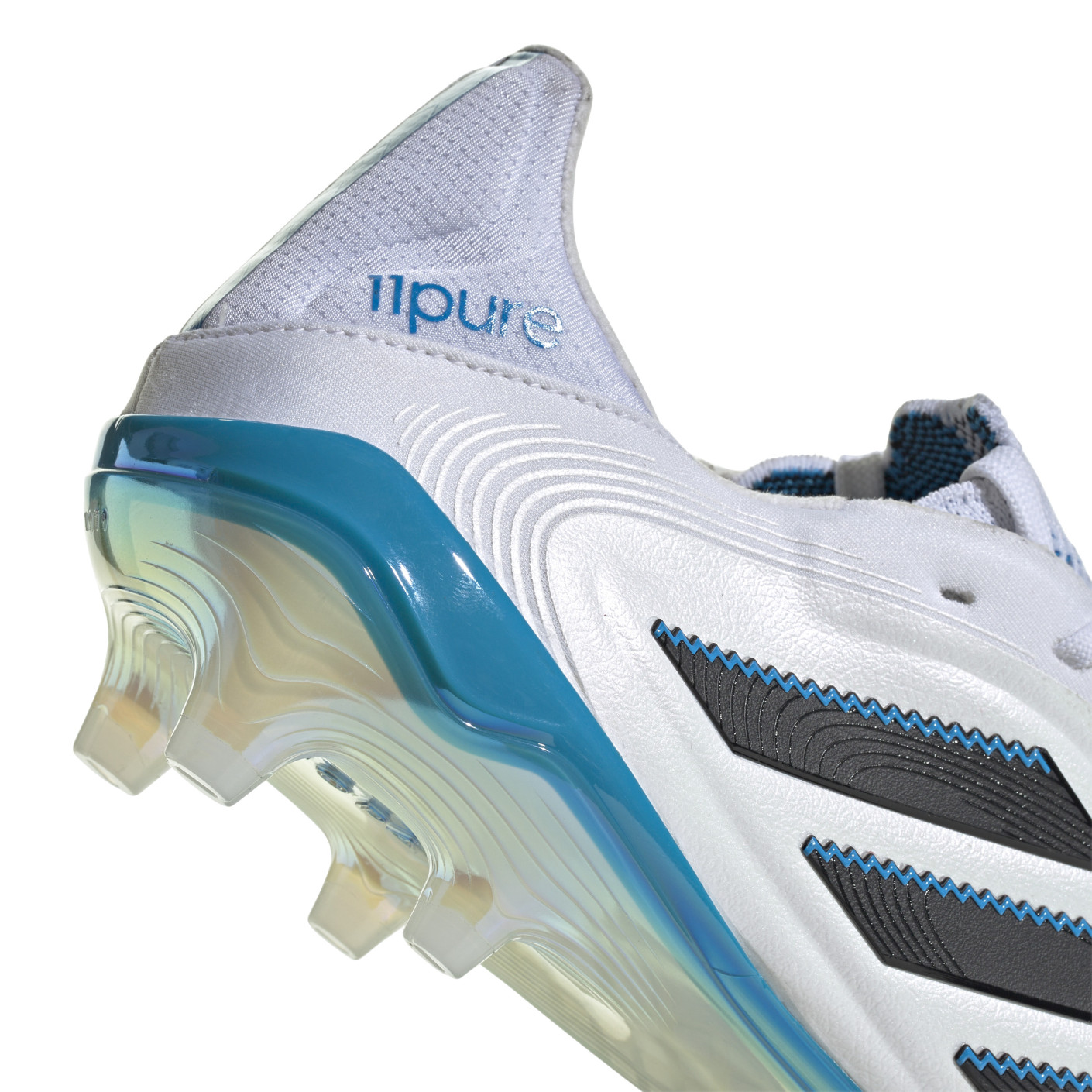 adidas Copa 11Pure Gras Football Boots (FG) White Black Blue