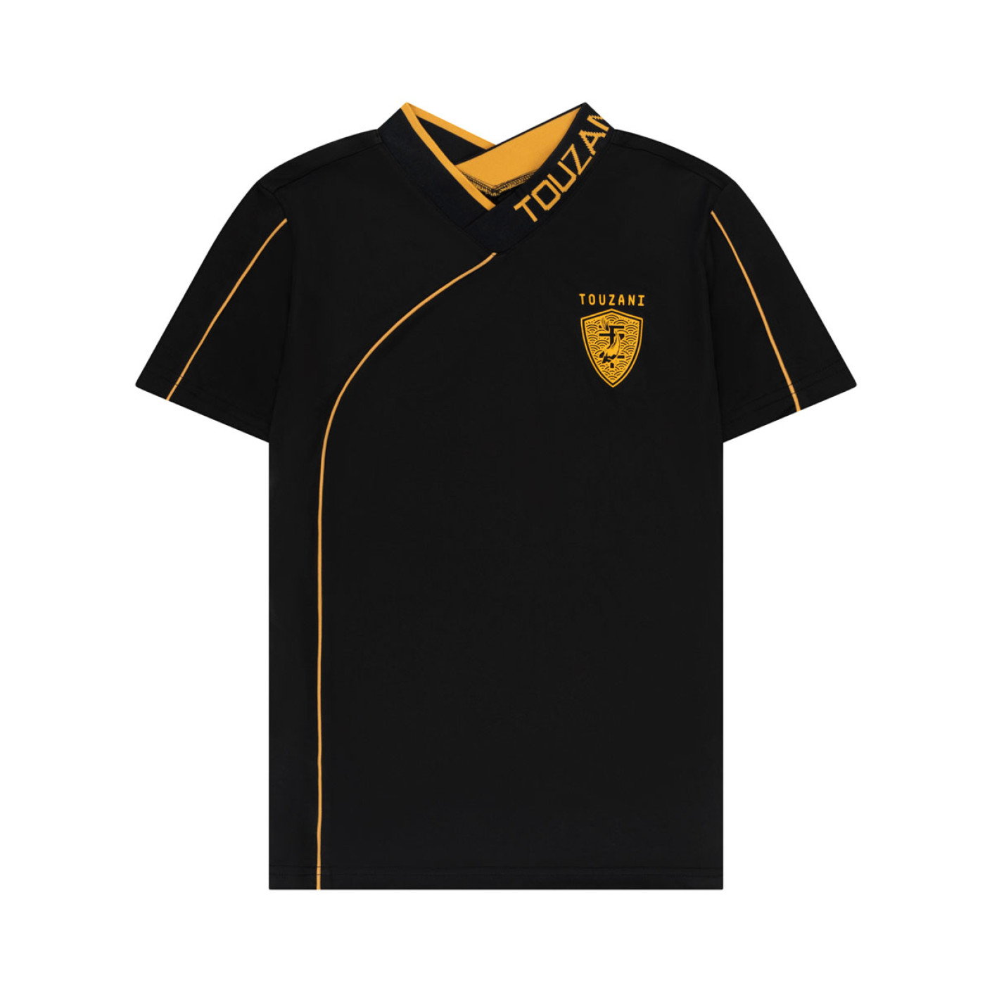 Touzani Kohaku Voetbalshirt Kids Zwart Goud