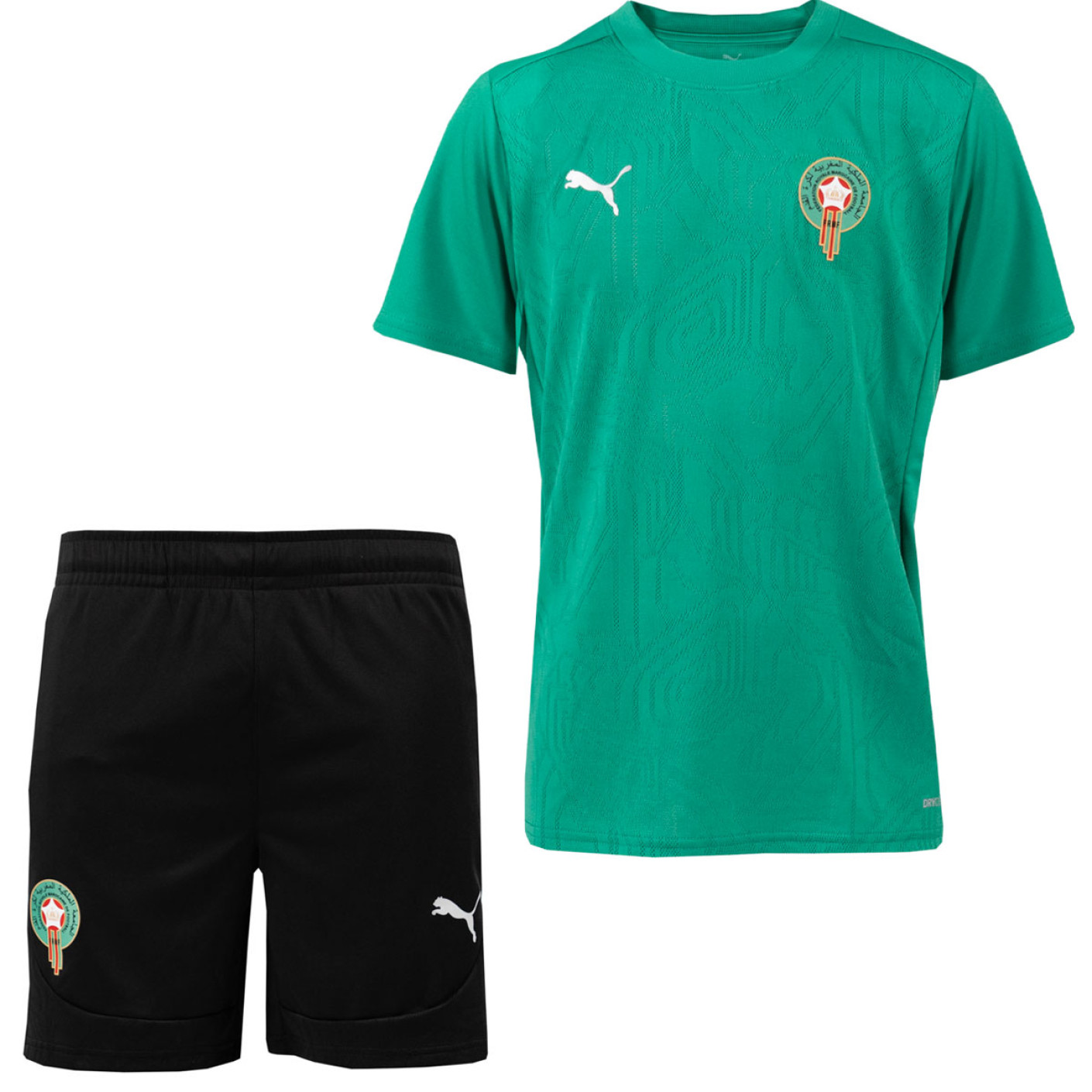 PUMA Morocco Training Set 2024-2026 Green Black Silver