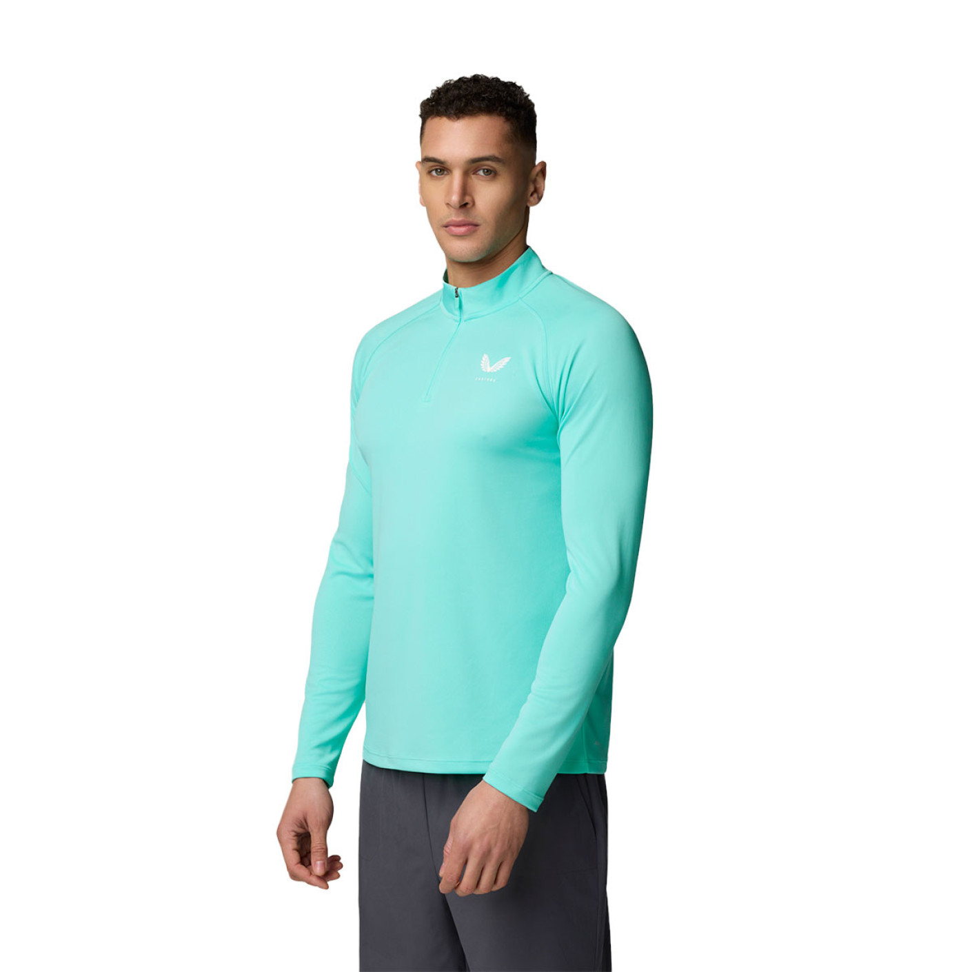 Castore Adapt Training sweater 1/4-Zip Light Blue White