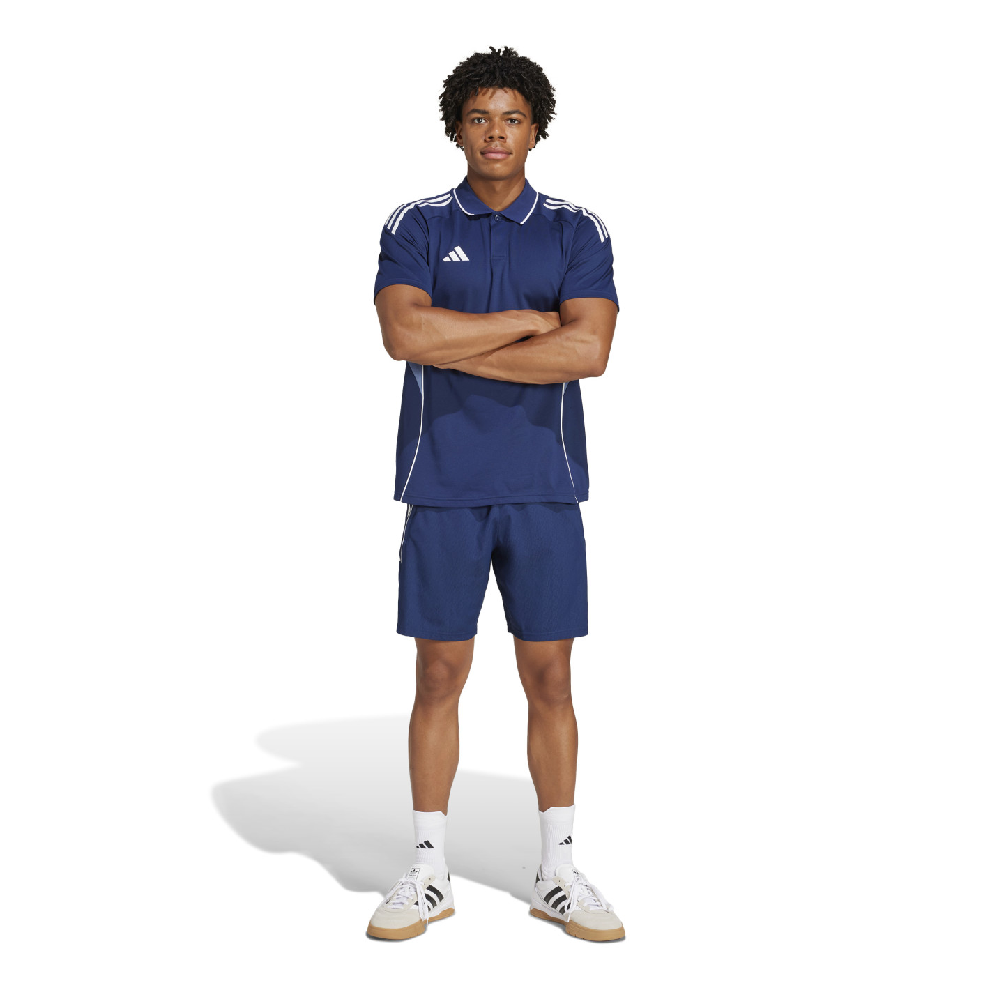 adidas Tiro 25 Competition Polo Training Set Dark Blue Light Blue