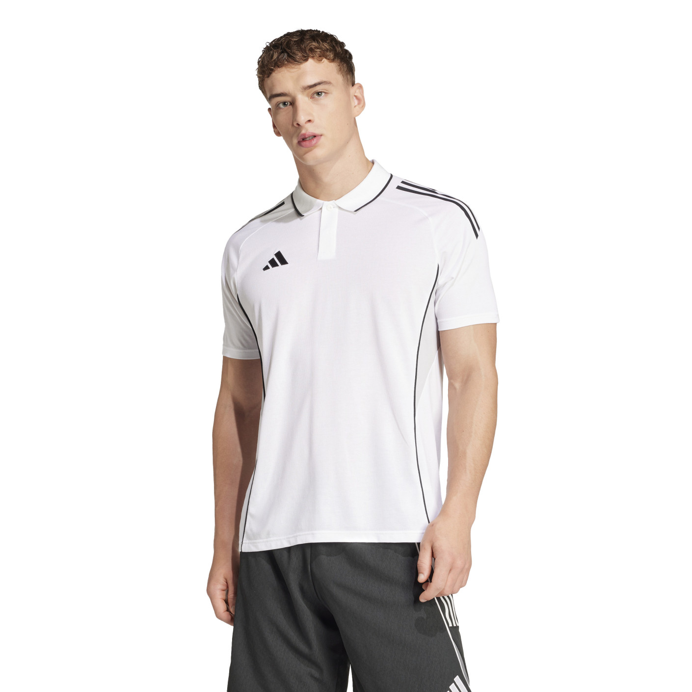 adidas Tiro 25 Competition Polo White Black