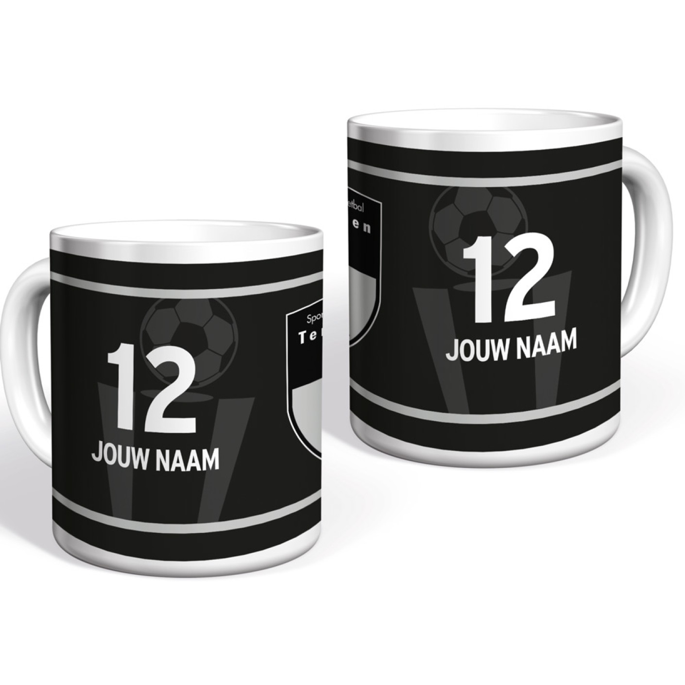 SV Terheijden Mok Gepersonaliseerd Wit Zwart