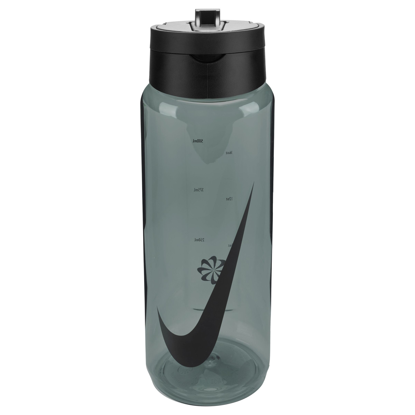 Nike TR Renew Recharge Straw Drinkfles 700ML Donkergroen Zwart