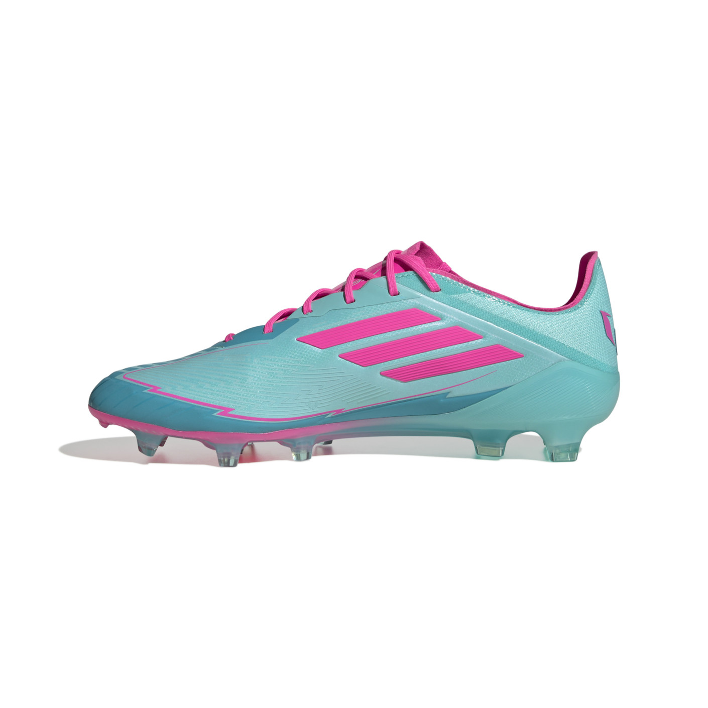 adidas F50 Messi Elite Gras Voetbalschoenen (FG) Turquoise Roze