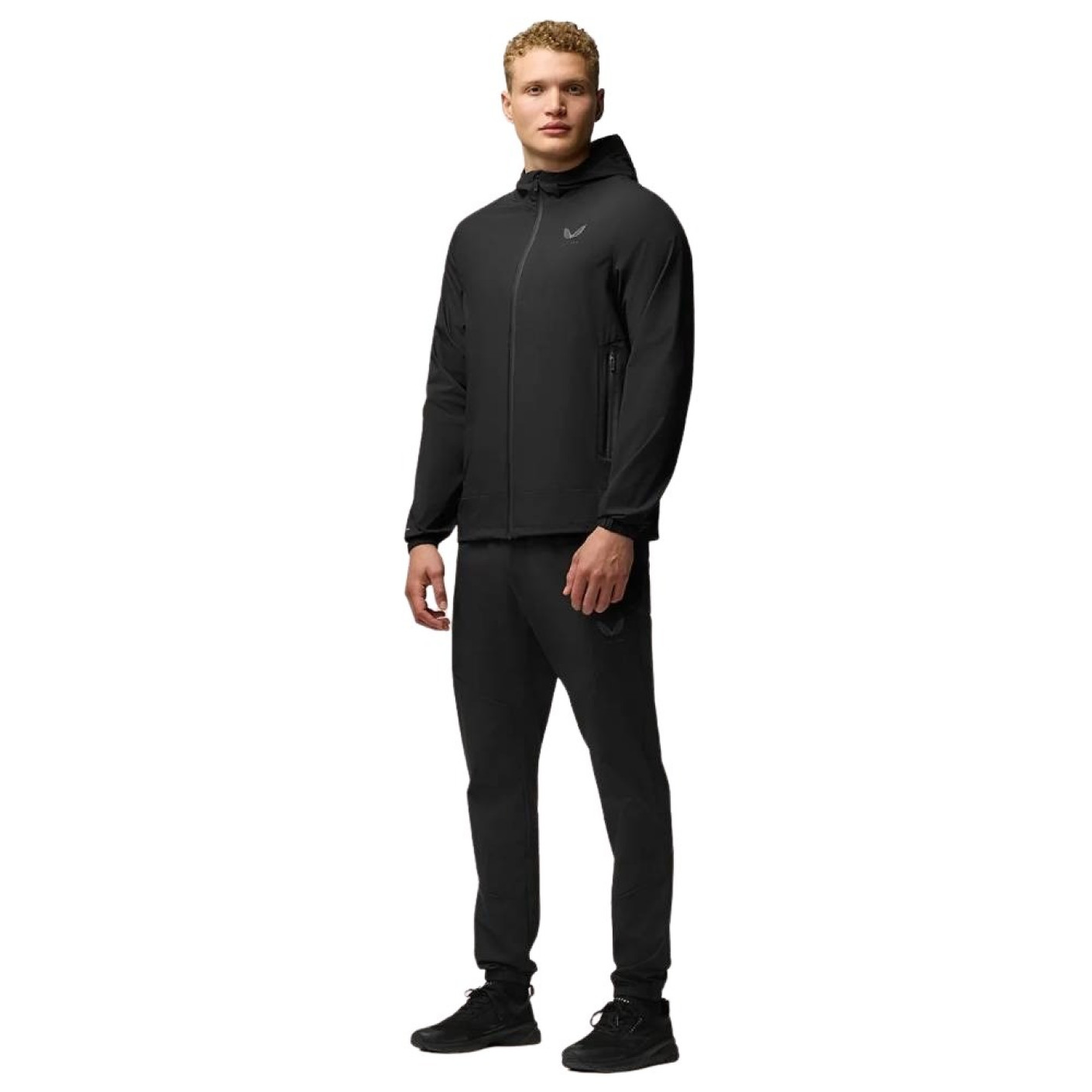 Castore Classic Full-Zip Woven Tracksuit Black Dark Grey