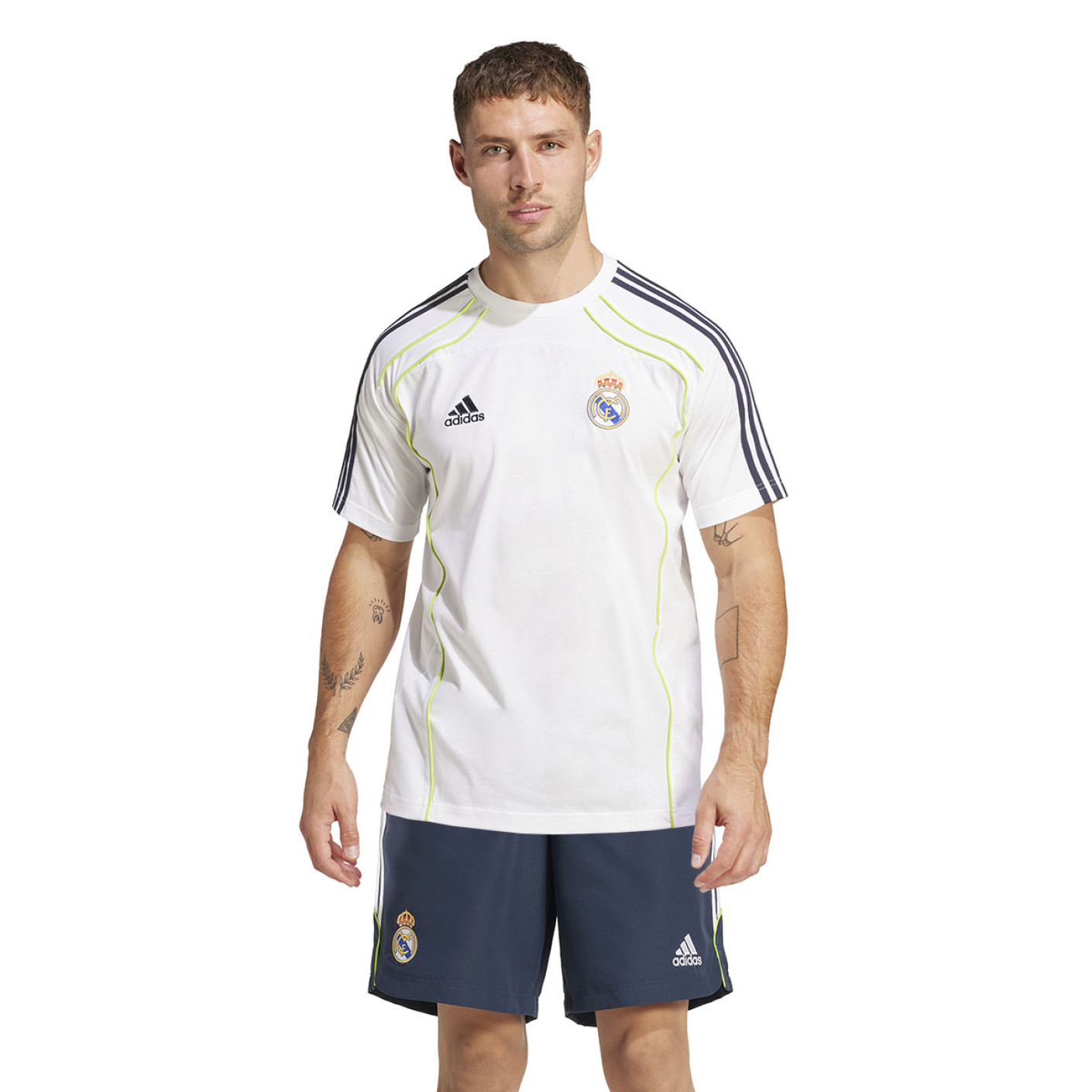 adidas Real Madrid Urban Purist Summer Set White Dark Blue Light