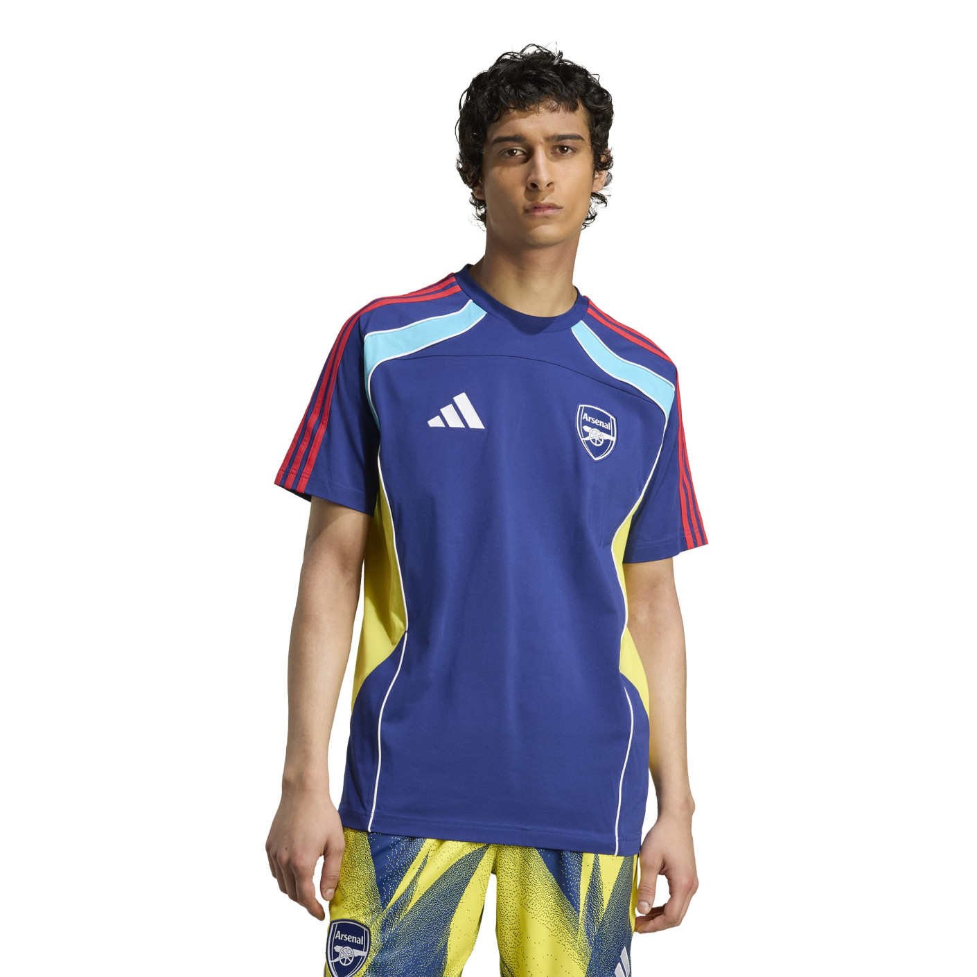 adidas Arsenal Urban Purist T-Shirt 2025-2026 Donkerblauw Rood Geel Wit
