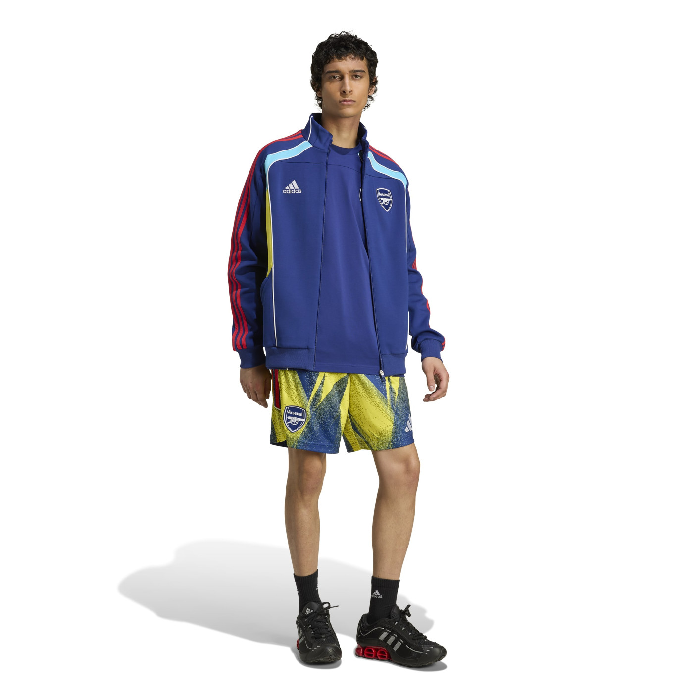 adidas Arsenal Urban Purist セットアップ L/M adidas Arsenal Urban Purist Summer Set 2025-2026 Dark Blue Red