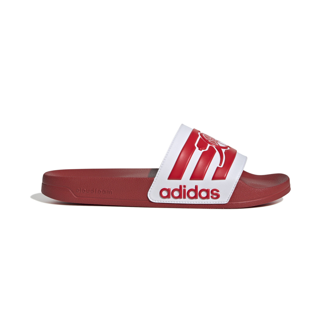 adidas Adilette Shower Arsenal Slides Red White