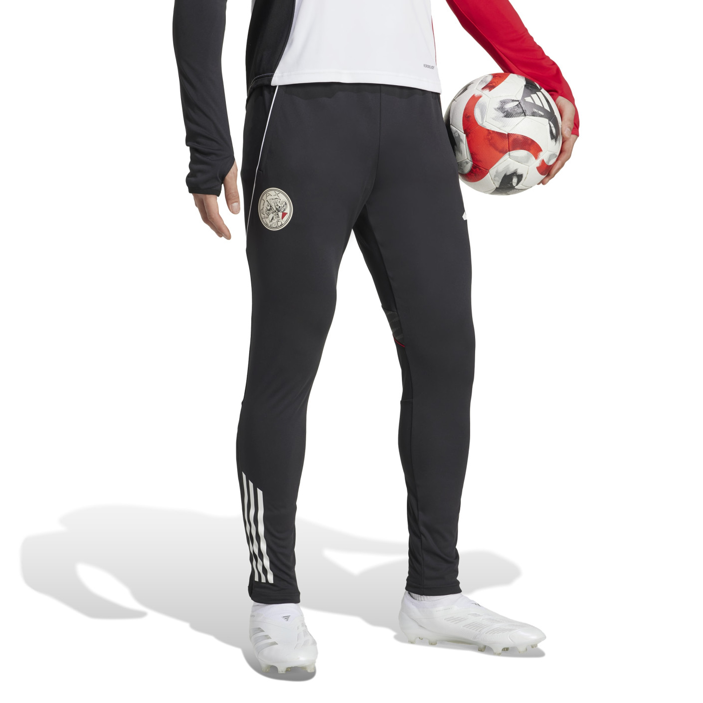 adidas Ajax Training pants 2025-2026 Black White Red