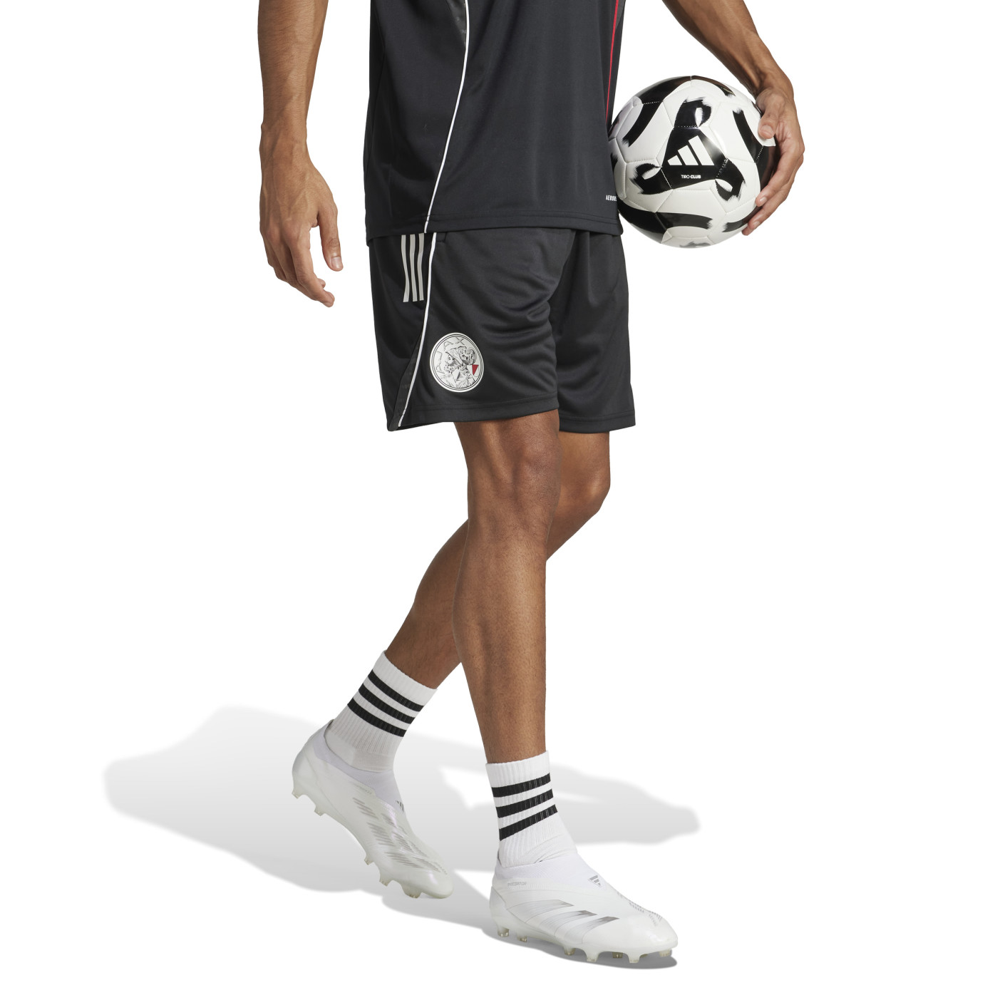 adidas Ajax Training Short 2025-2026 Black White Red