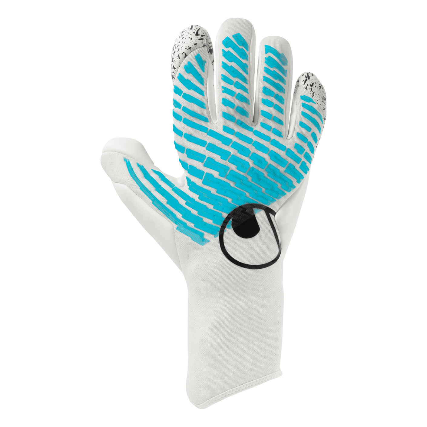 Uhlsport FM Cybertec Flex HN Goalkeeper Gloves White Bright Blue Black