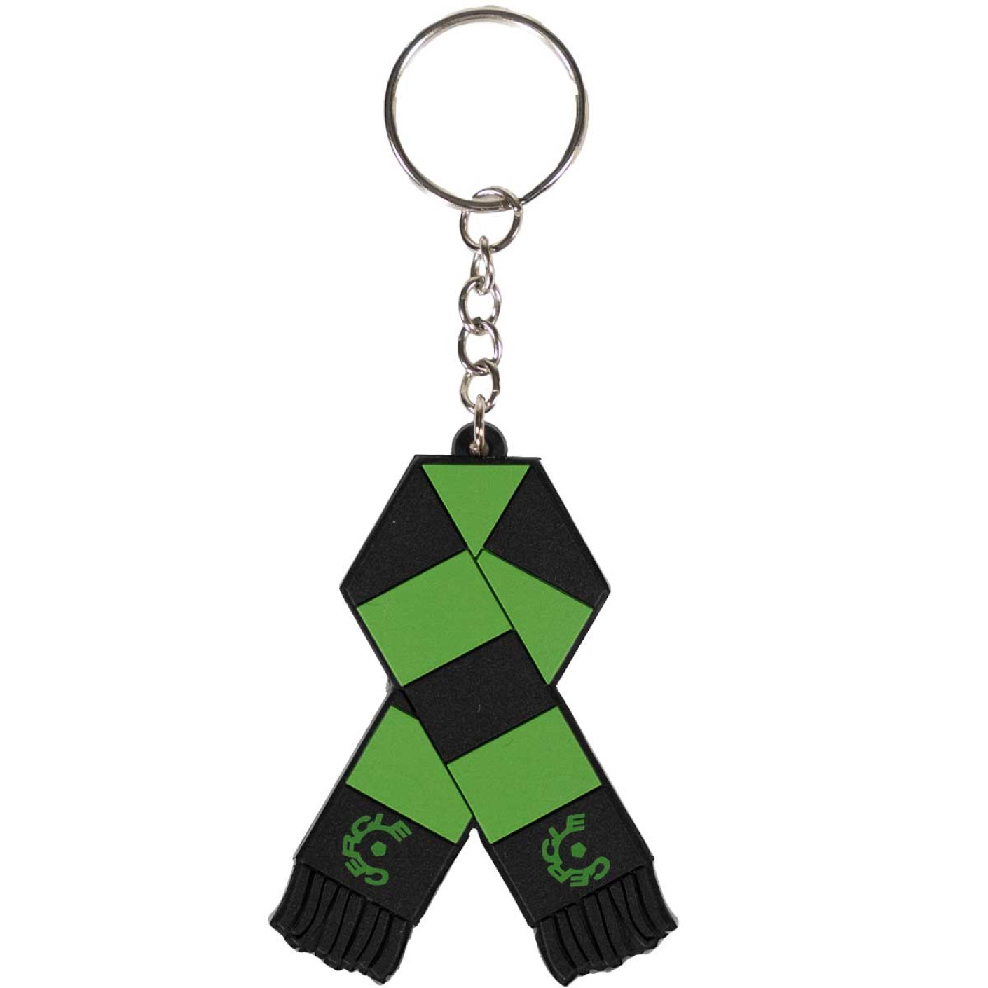 Cercle Bruges Black Green Scarf Keychain