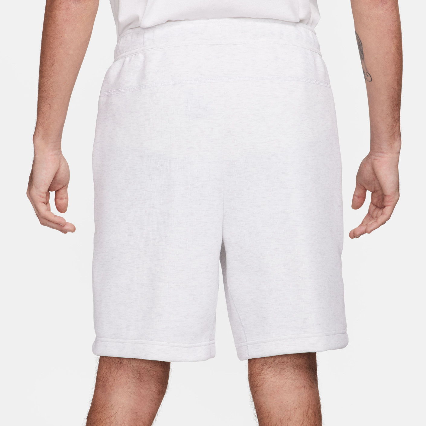 nike tech fleece shorts white