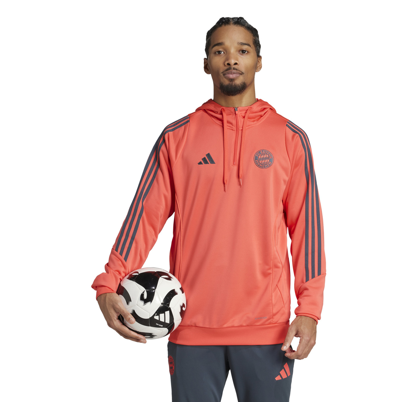 adidas Bayern Munich Track Tracksuit 1/4-Zip Hooded 2025-2026