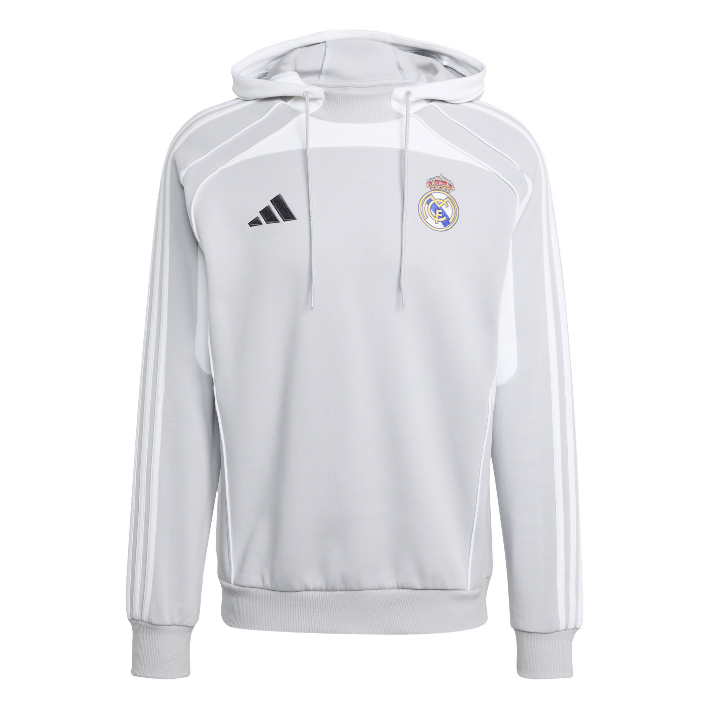 adidas Real Madrid Urban Purist Hoodie 2025-2026 Light Grey White