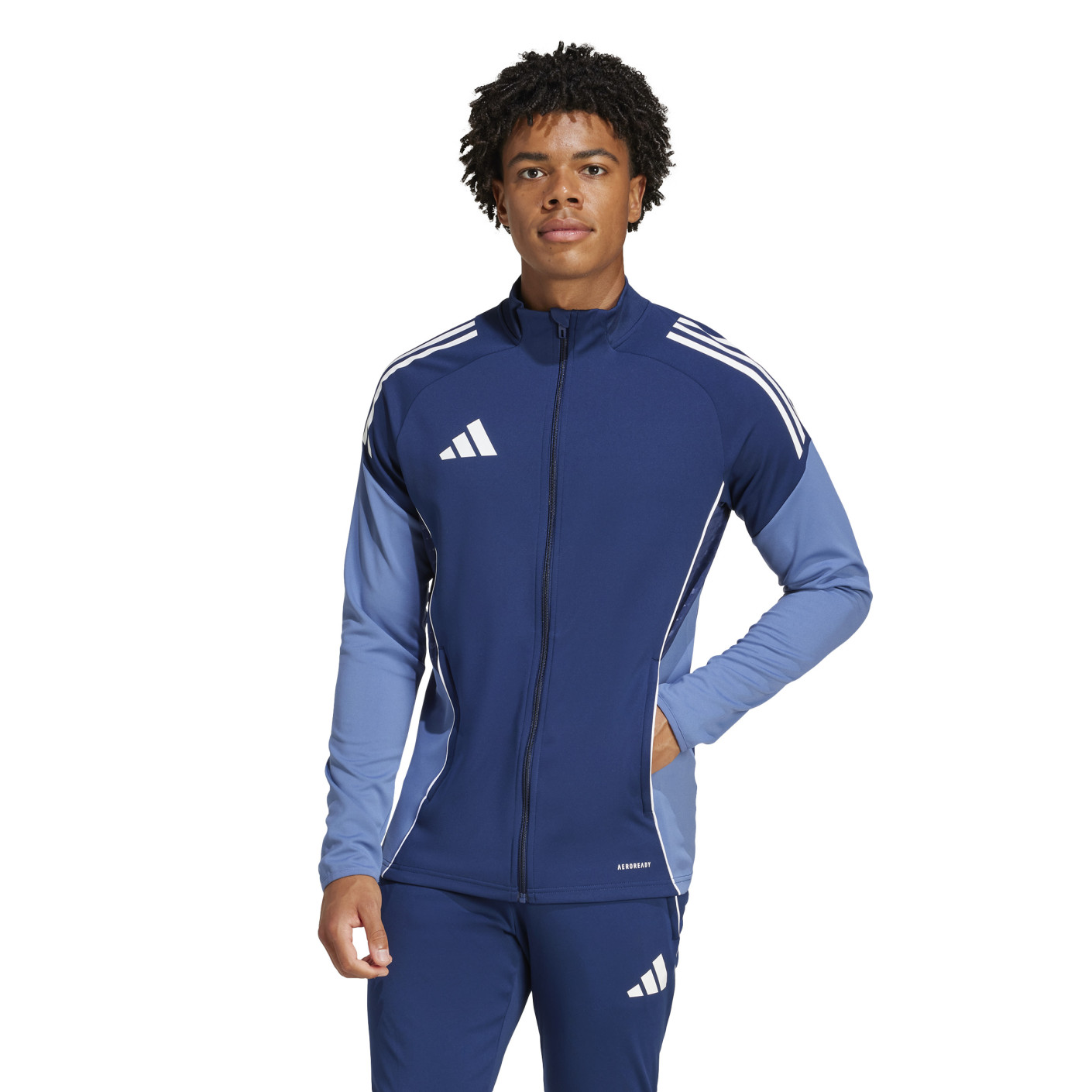 adidas Tiro 25 Competition Training Jacket Dark Blue White