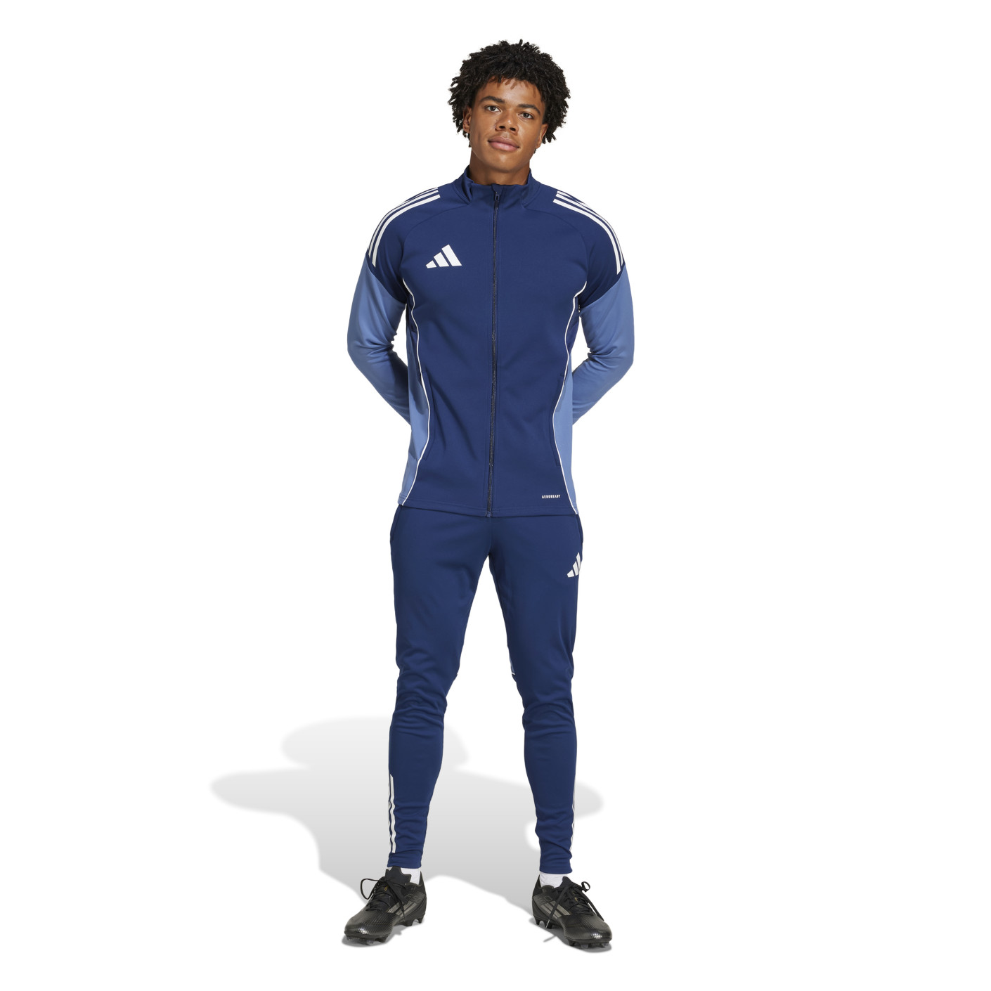 adidas Tiro 25 Competition Tracksuit Full-Zip Dark Blue White