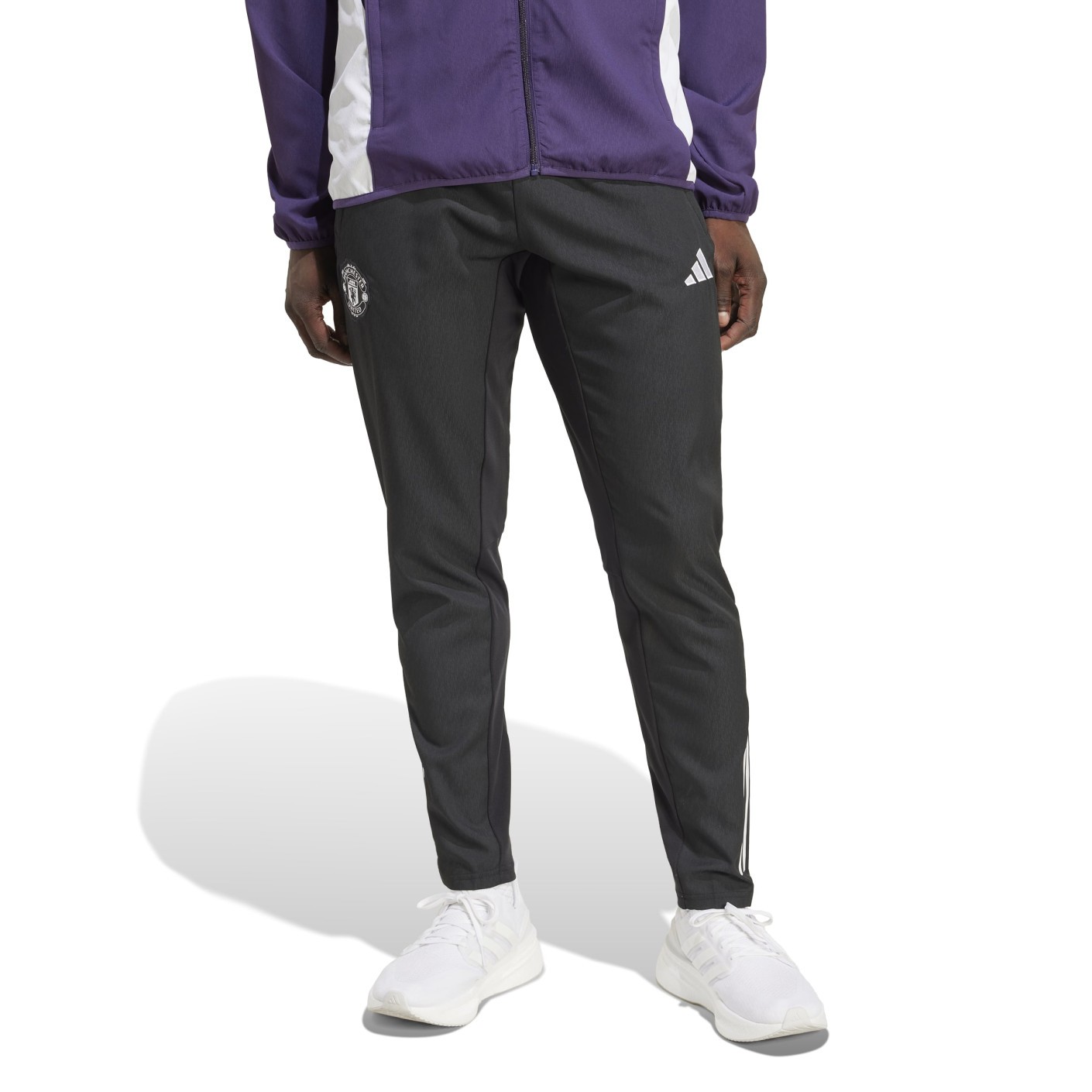 adidas Manchester United Presentation Training pants 2025-2026 Black White Purple