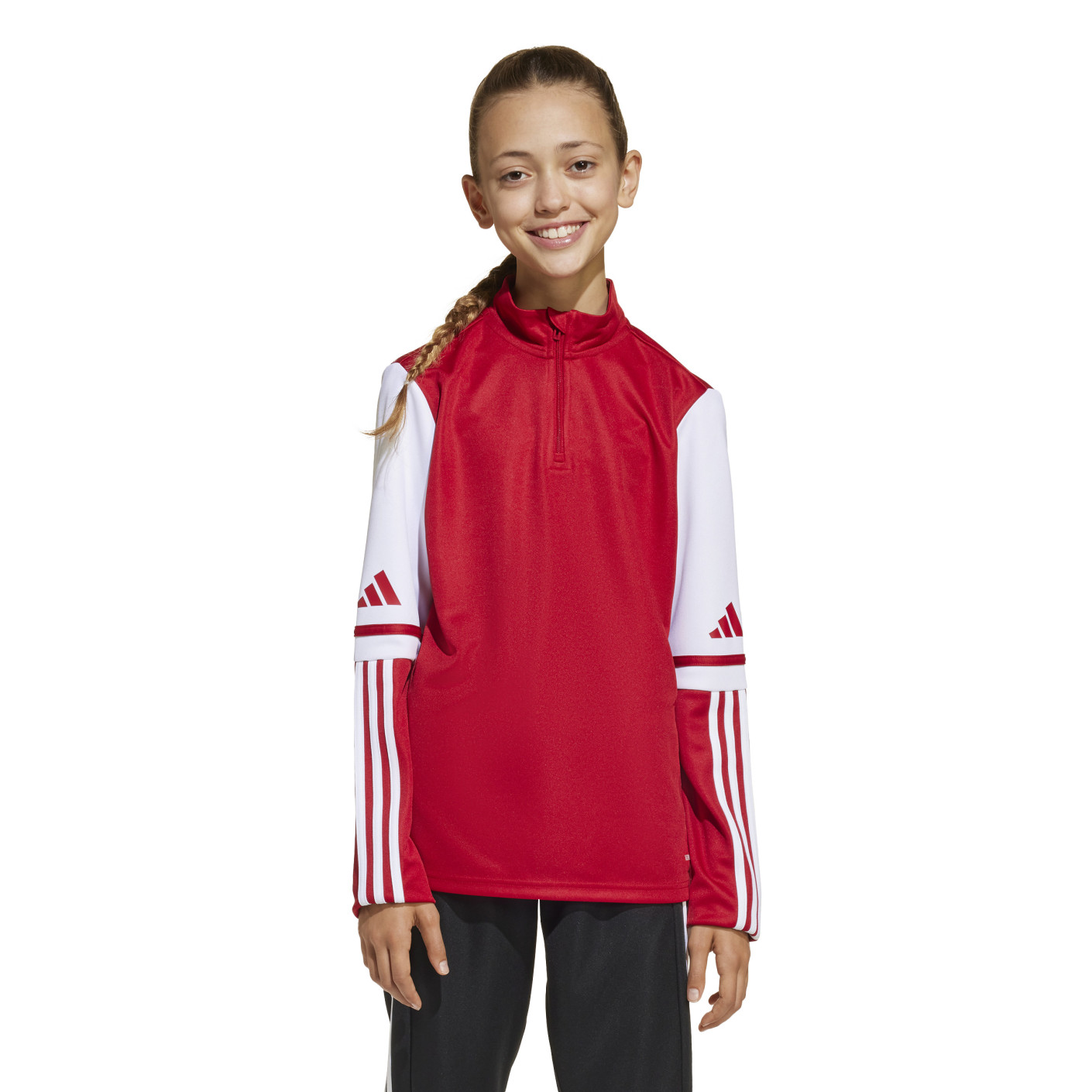 adidas Squadra 25 Trainingstrui 1/4-Zip Kids Rood Wit