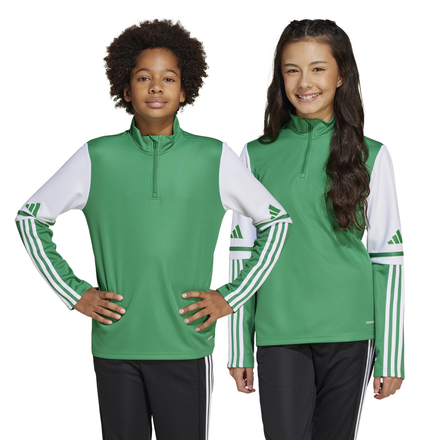 adidas Squadra 25 Training sweater 1/4-Zip Kids Green White