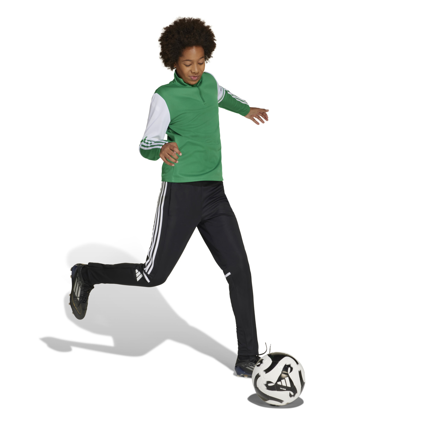 adidas Squadra 25 Tracksuit 1/4-Zip Kids Green Black White
