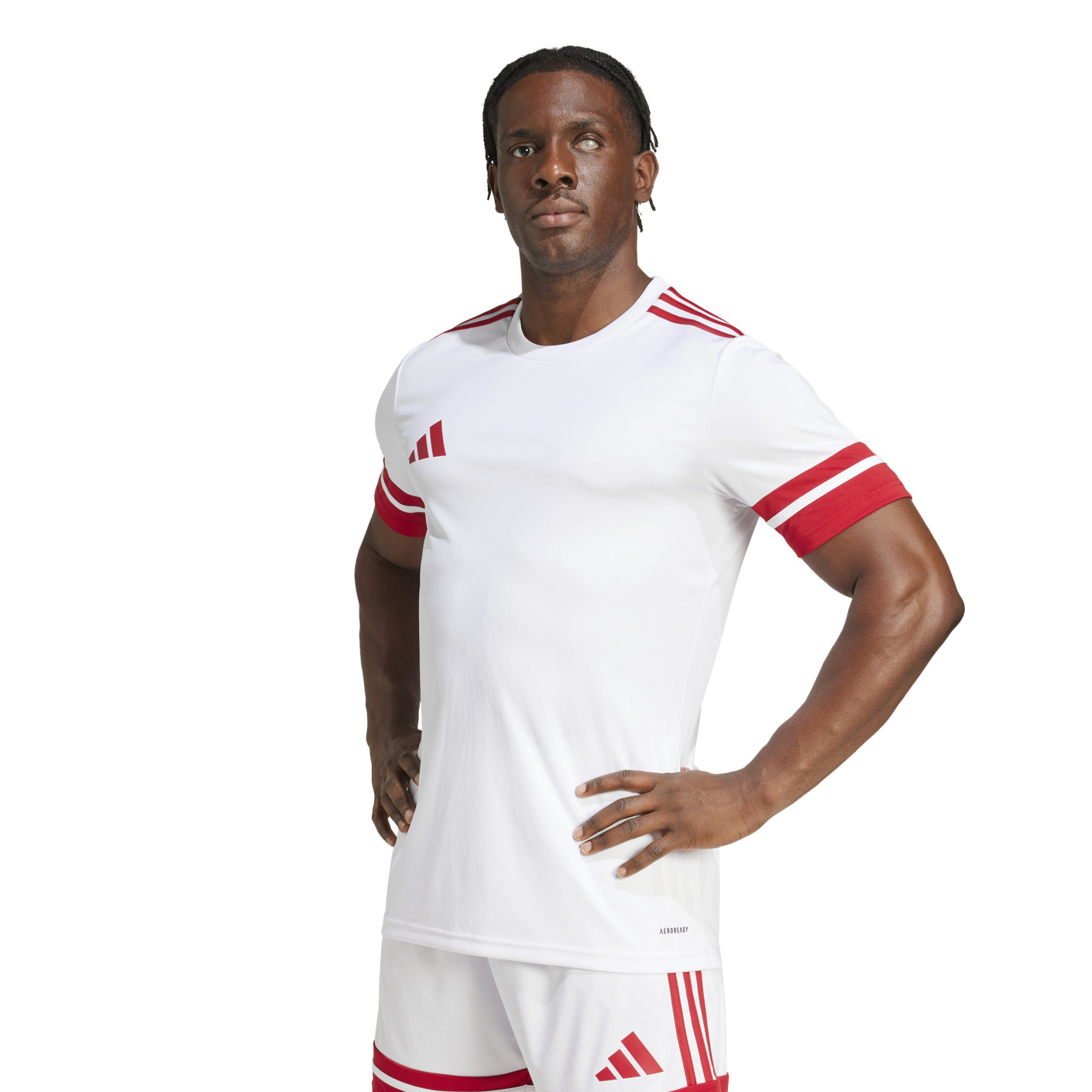 adidas Squadra 25 Football Shirt White Red