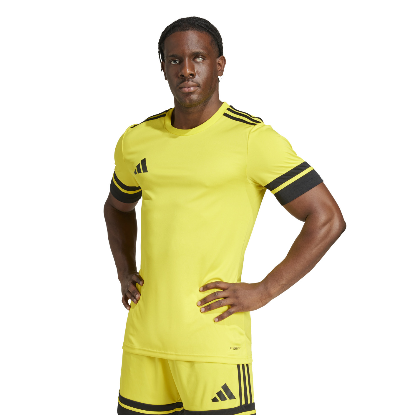 adidas Squadra 25 Voetbalshirt Geel Zwart