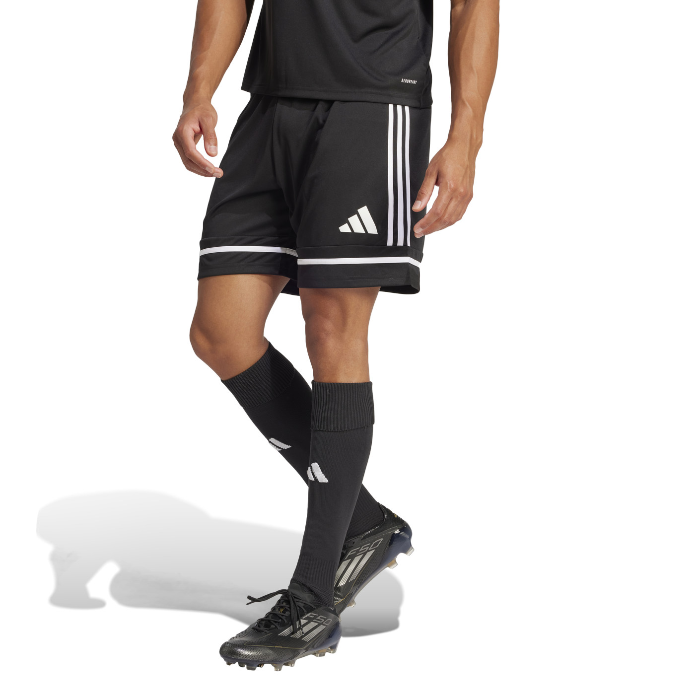 adidas Squadra 25 Football Shorts Black White Black