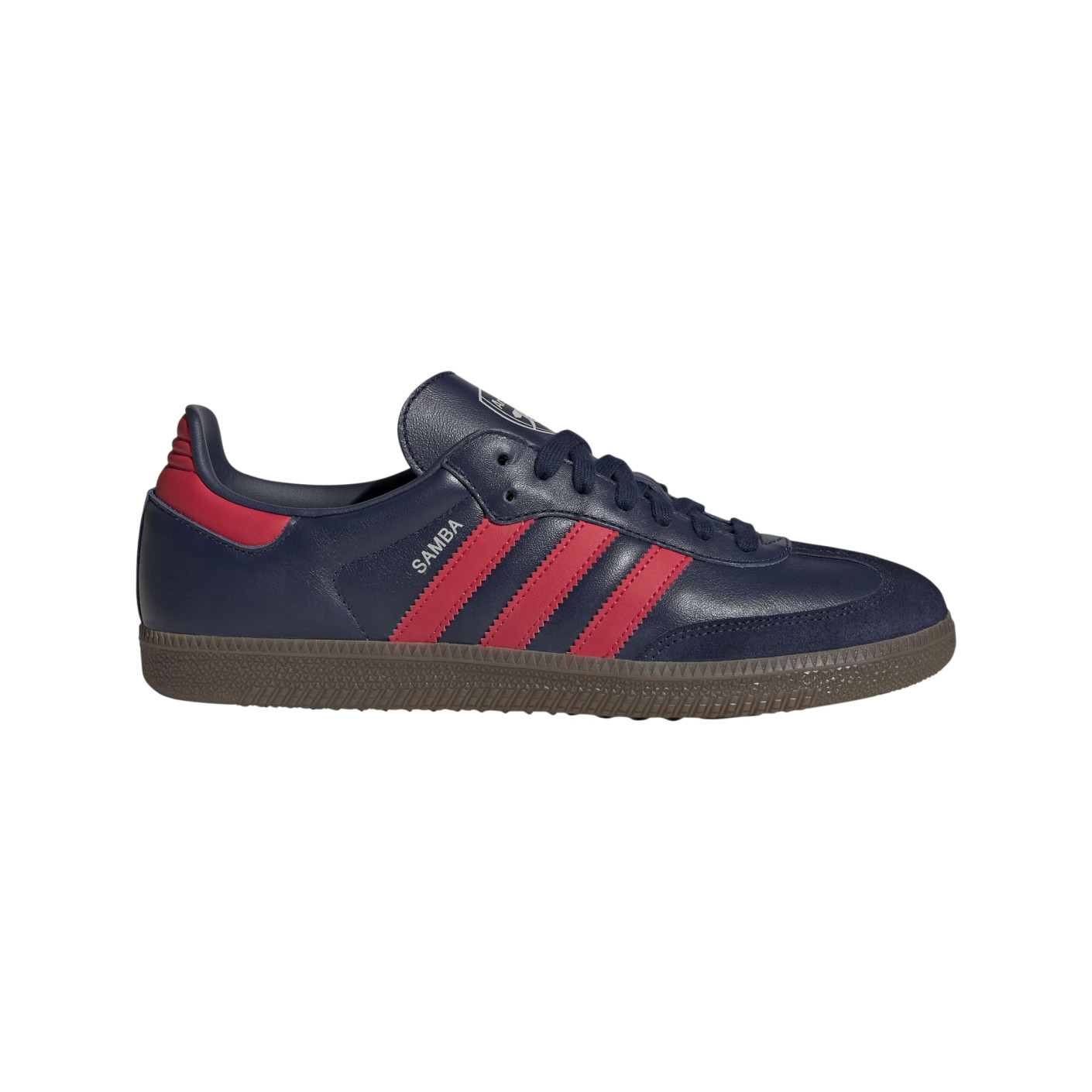 adidas Samba Arsenal Sneakers Dark Blue Red Silver
