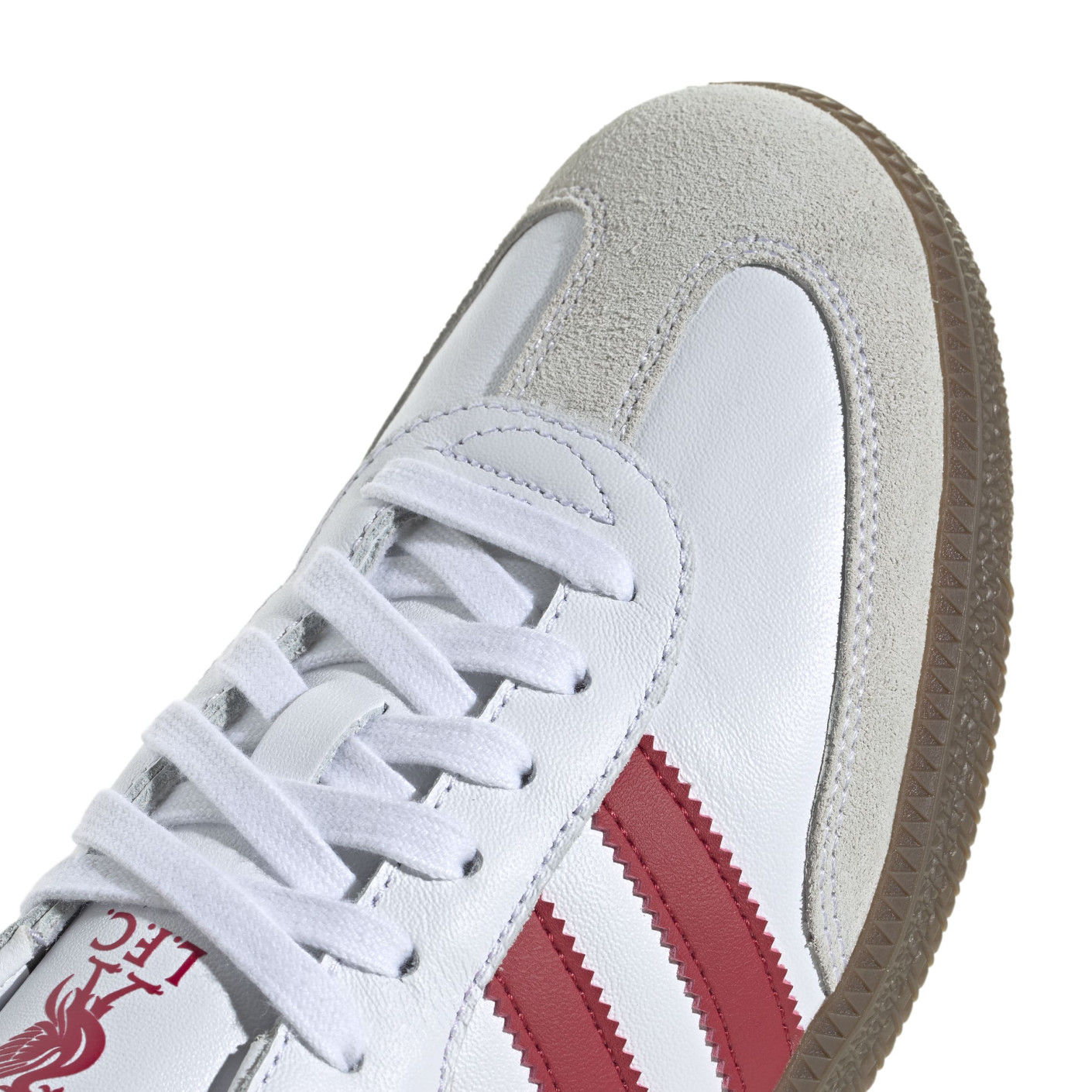 adidas Samba Liverpool Sneakers White Red - Voetbalshop.nl