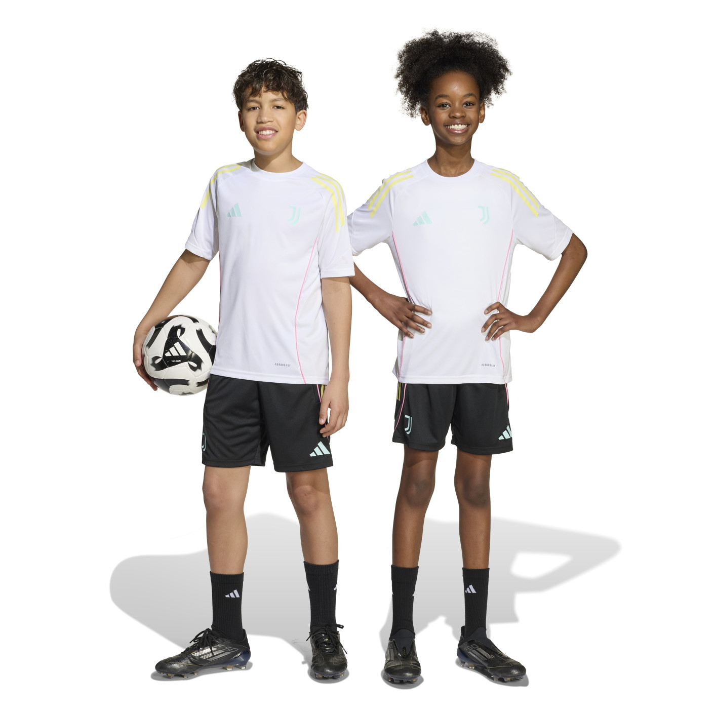 adidas Juventus Trainingsset 2025-2026 Kids Wit Zwart