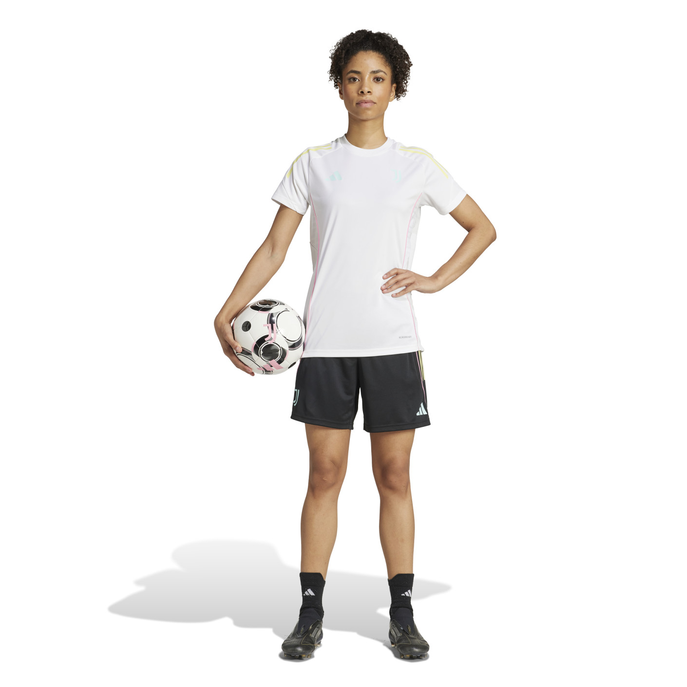 adidas Juventus Training Set 2025-2026 Women White Black
