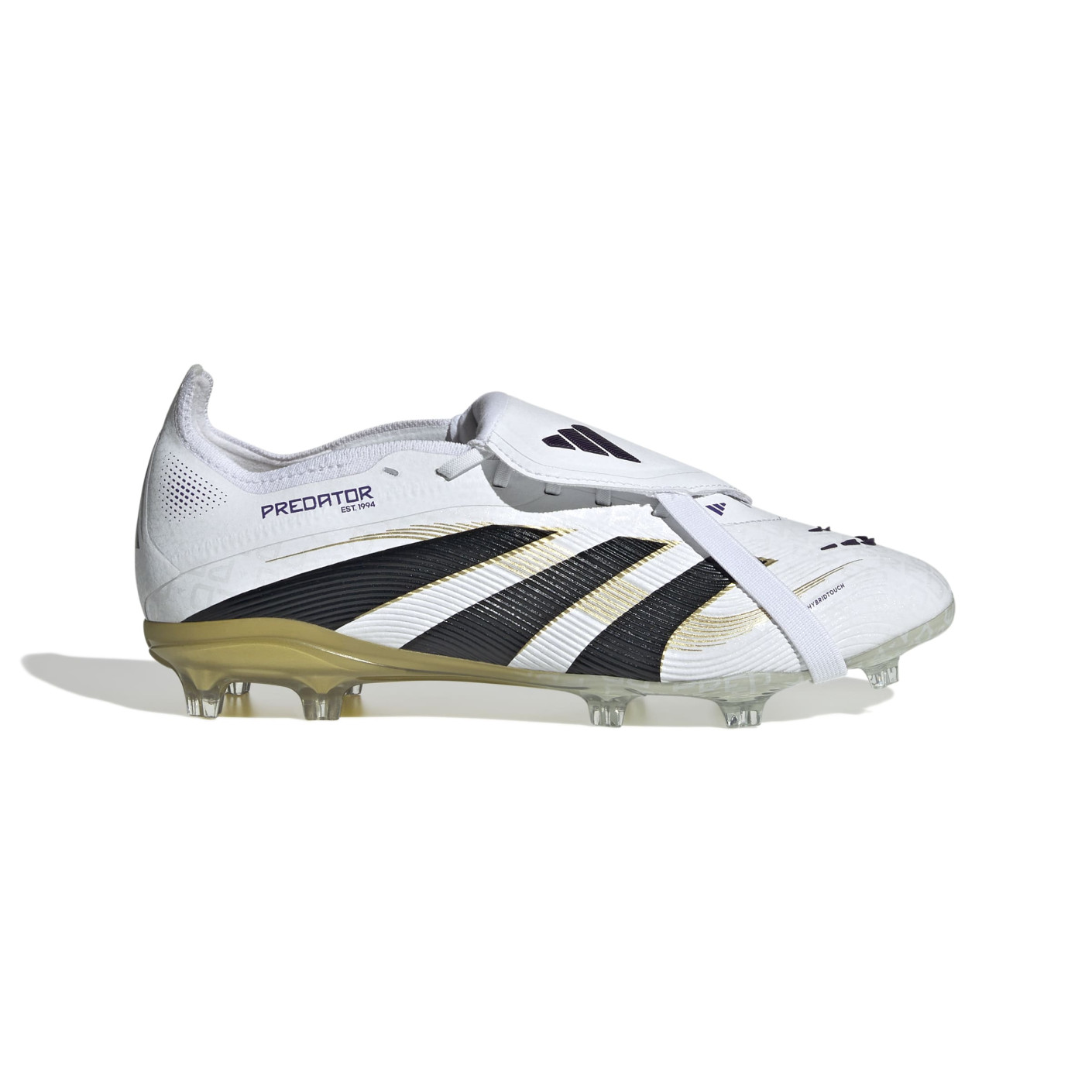 adidas Predator Elite FT Gras Voetbalschoenen (FG) Kids Wit Zwart Goud -  Voetbalshop.nl
