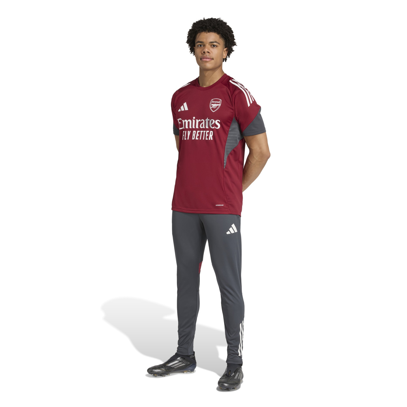 adidas Arsenal European Training Shirt 2025-2026 Red White Grey