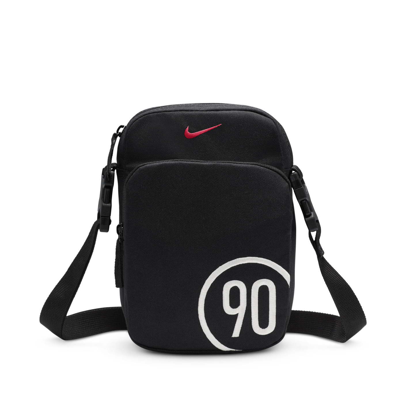 Nike Heritage Total 90 Crossbody Tas Zwart Rood