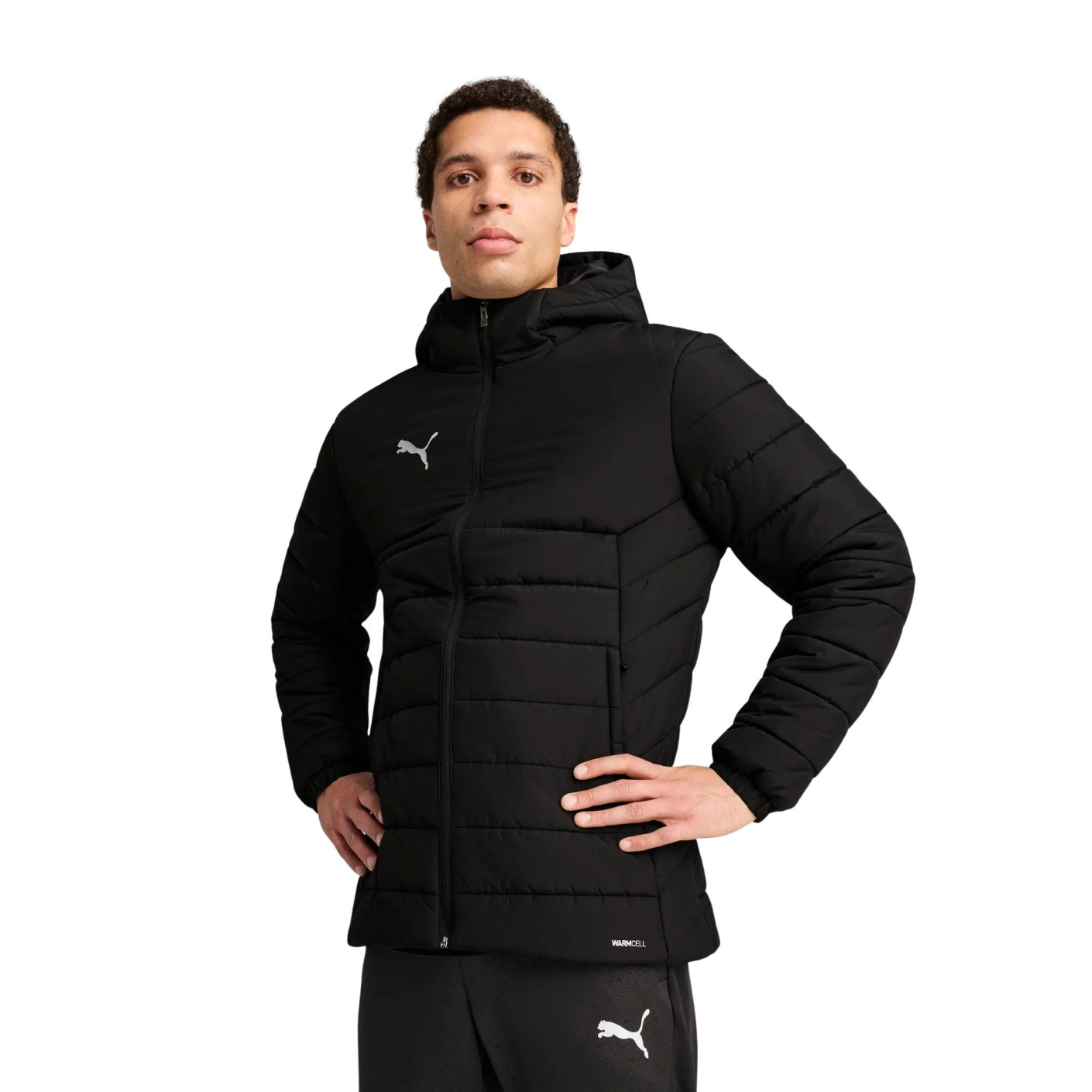 PUMA teamADDITIONS Padded Winterjas Zwart