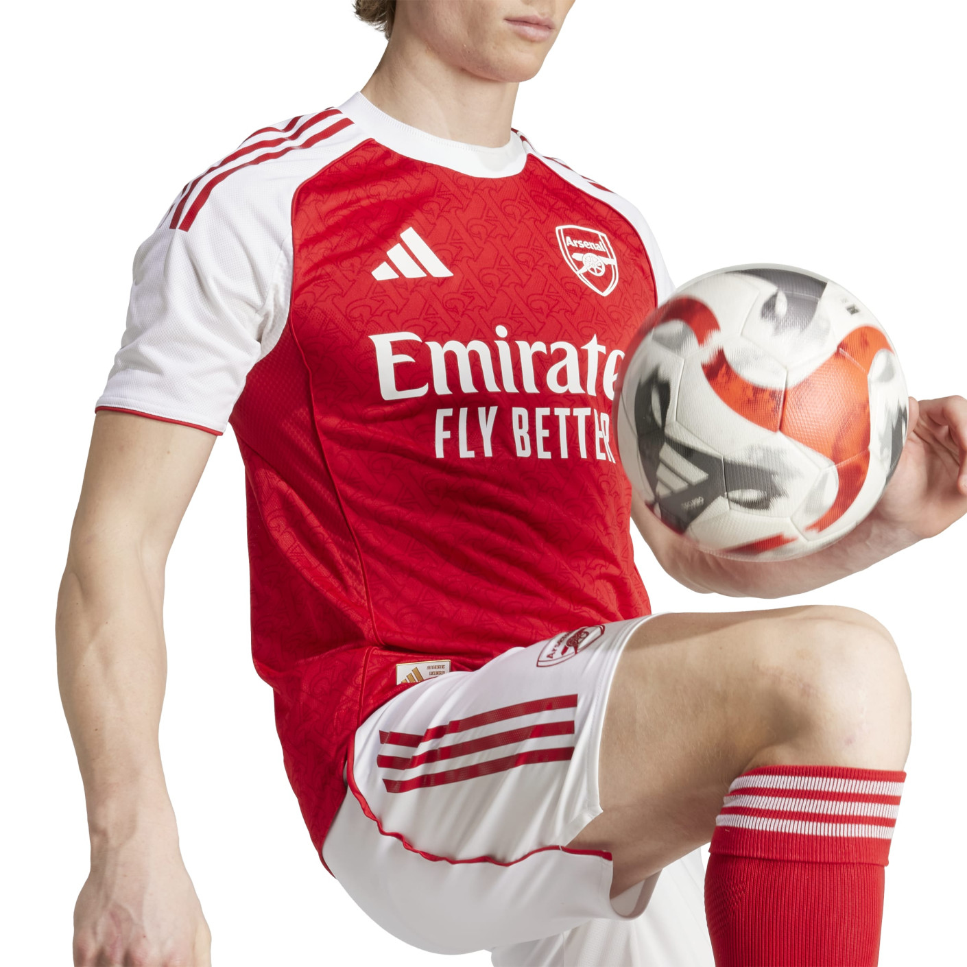 adidas Arsenal Trossard 19 Authentic 2025-2026 Home Shirt