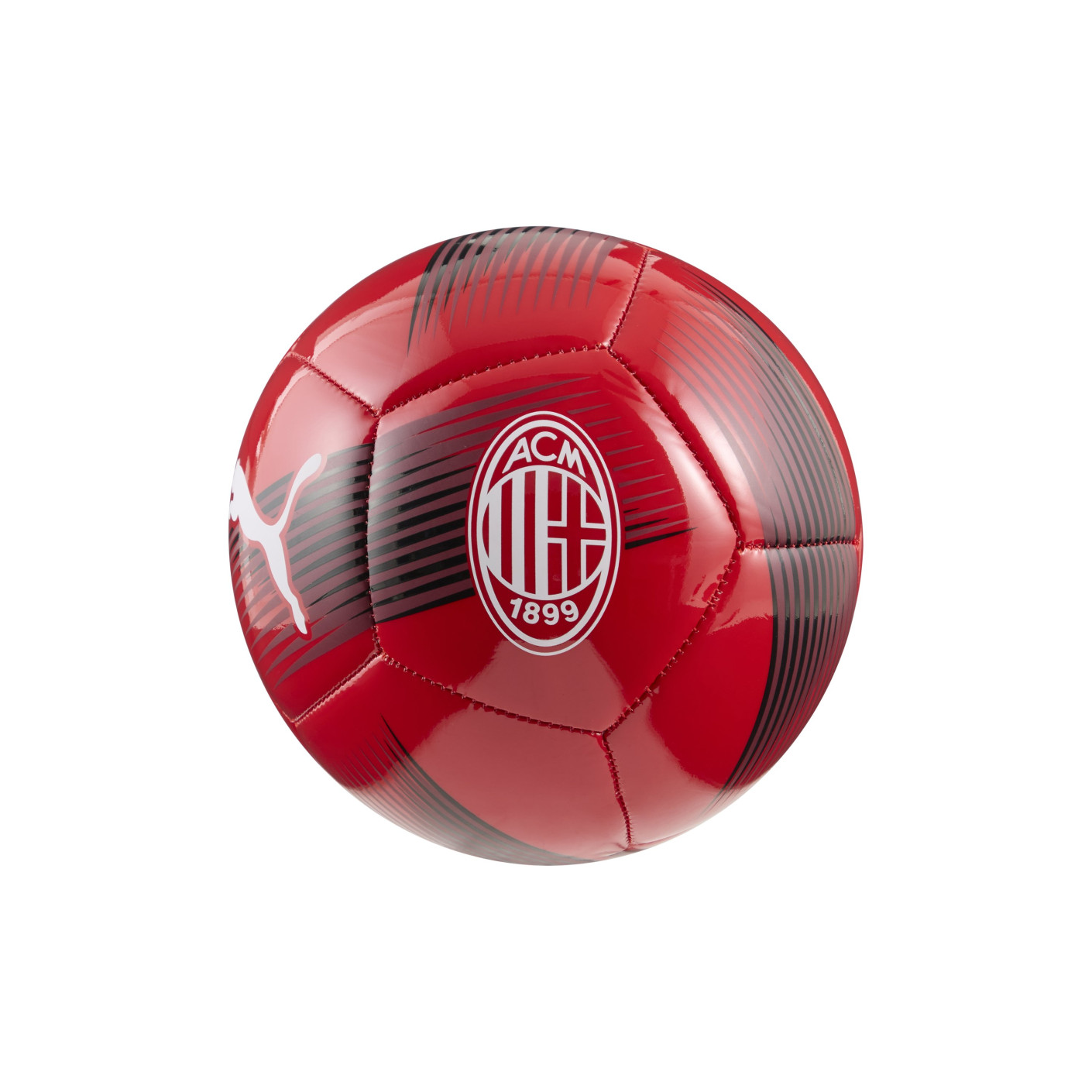 PUMA AC Milan Essential Mini Football Size 1 2025-2026 Red Black White