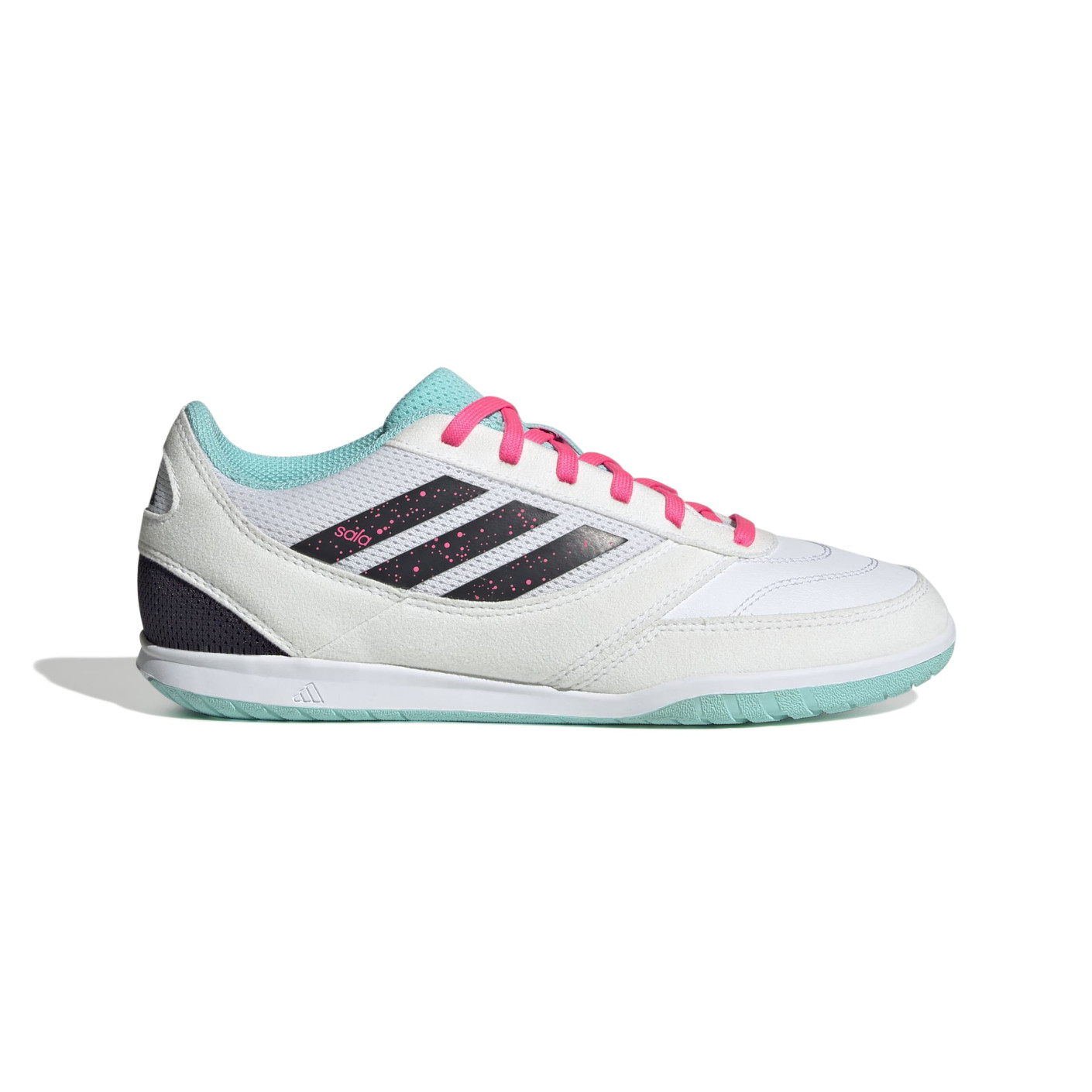 adidas Top Sala Competition II Zaalvoetbalschoenen (IN) Kids Wit Zwart Turquoise Roze