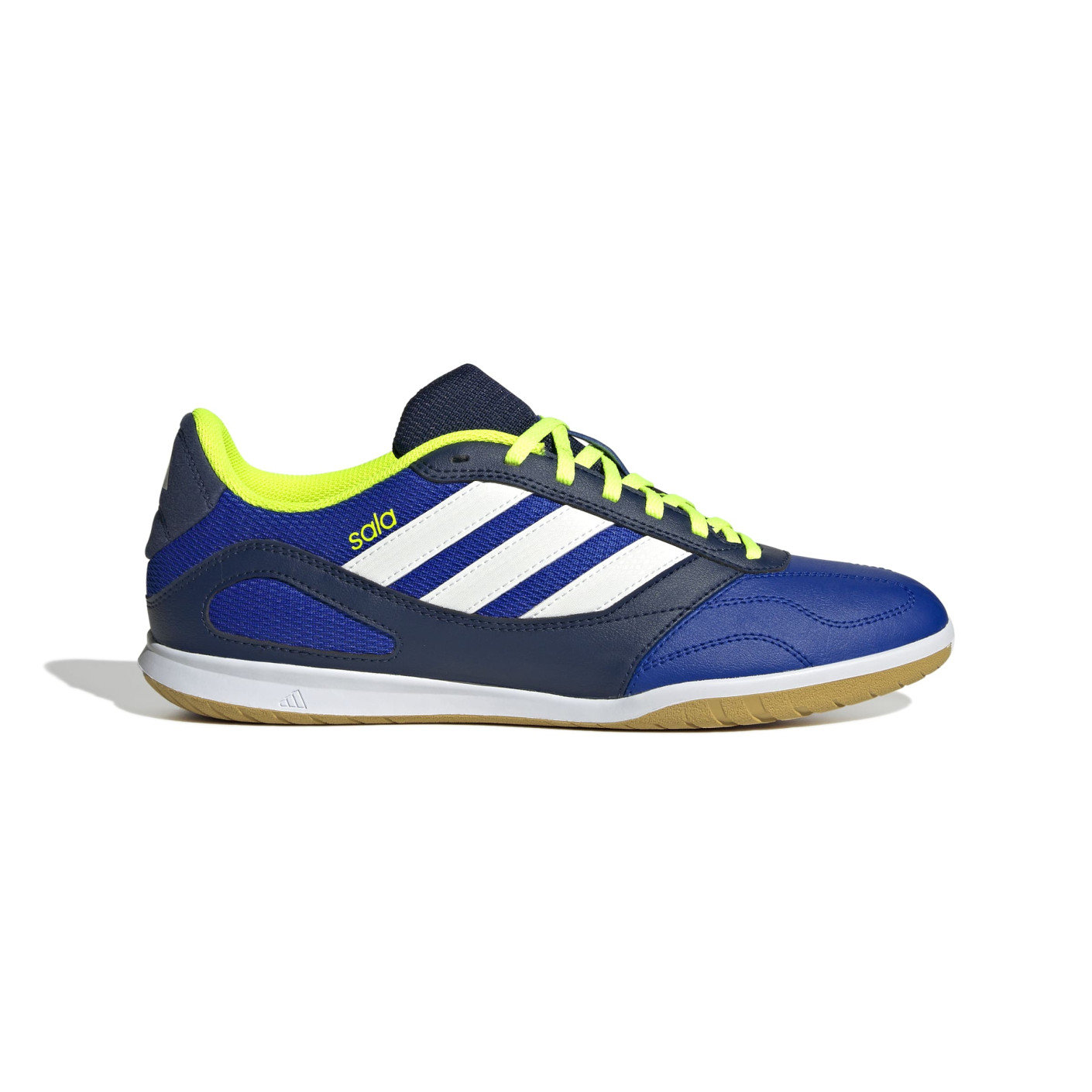 adidas Super Sala III Indoor Football Boots (IN) Blue Dark Blue White Neon Yellow