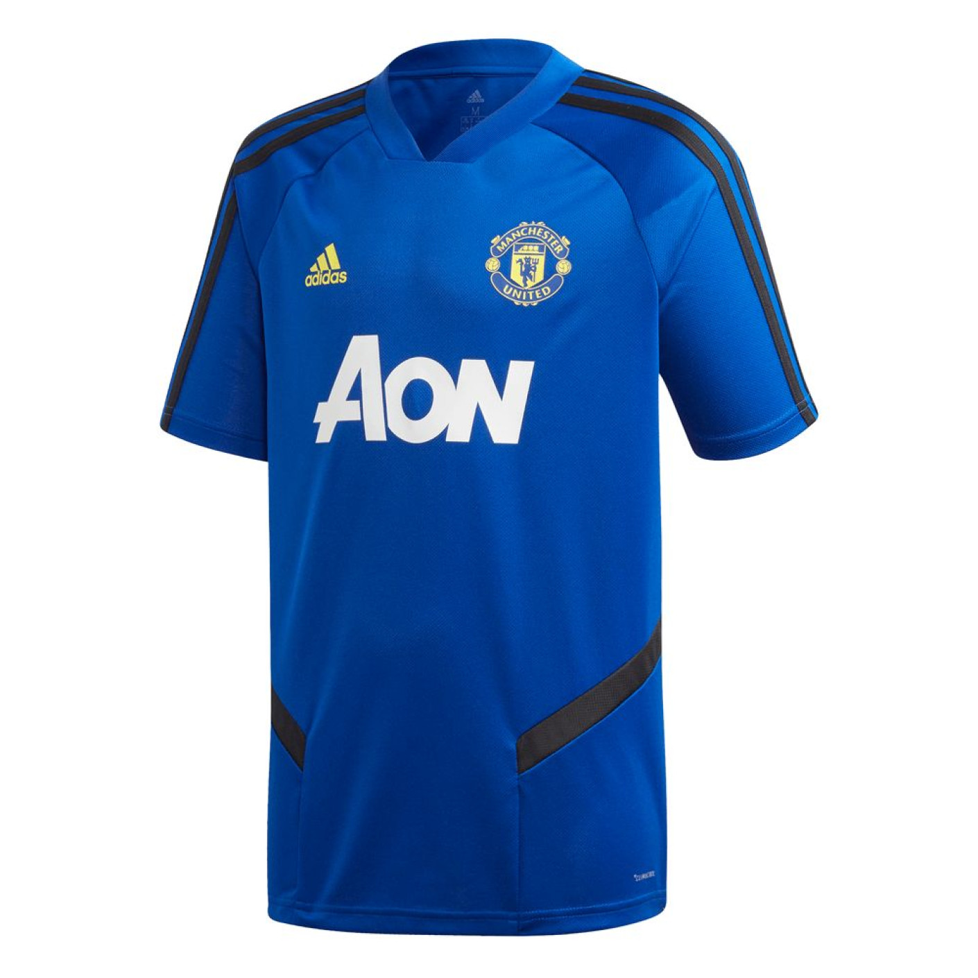 adidas Manchester United Trainingsshirt 2019-2020 Kids Blauw Zwart